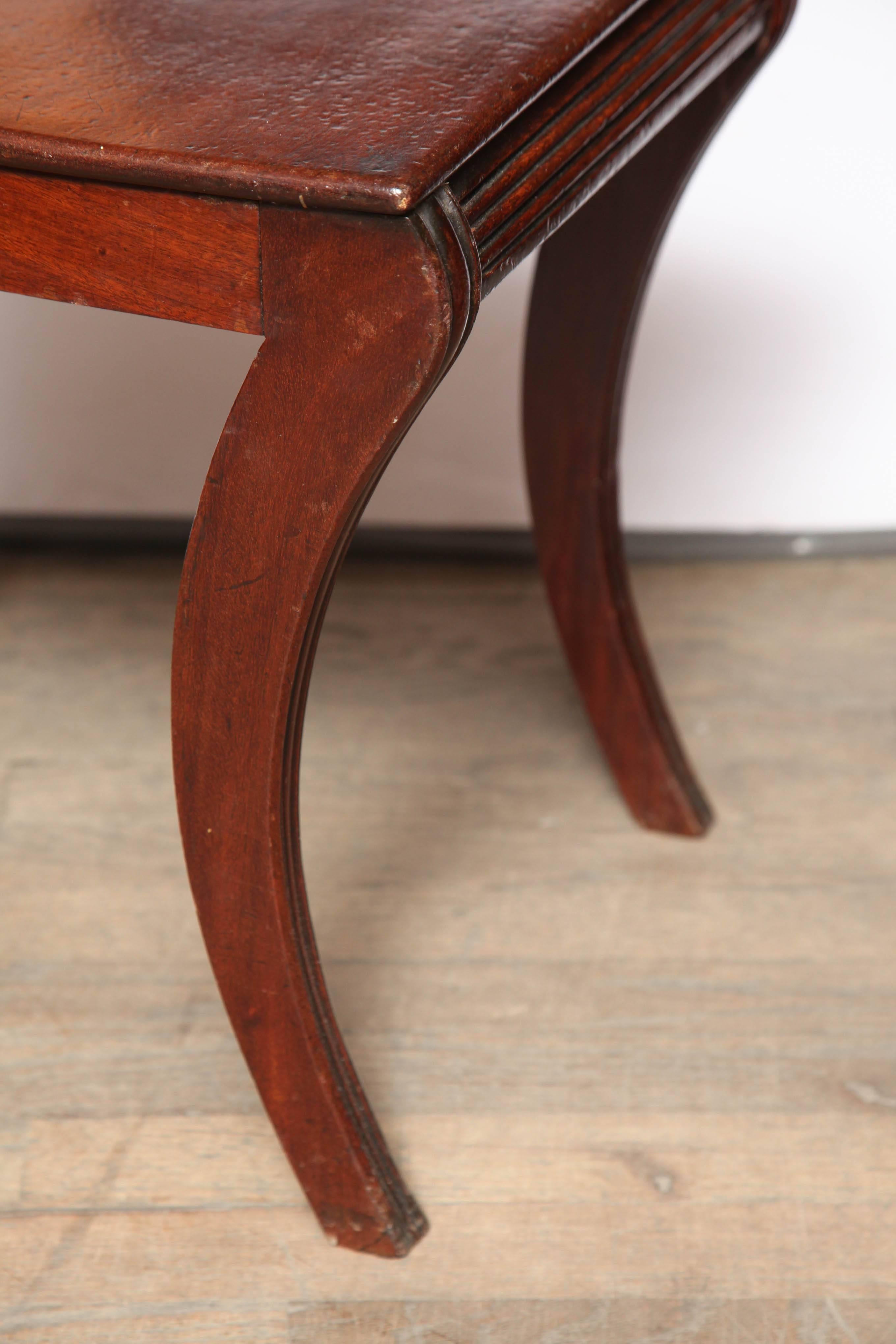 British Regency Hall Chair by Gillows of Lancaster