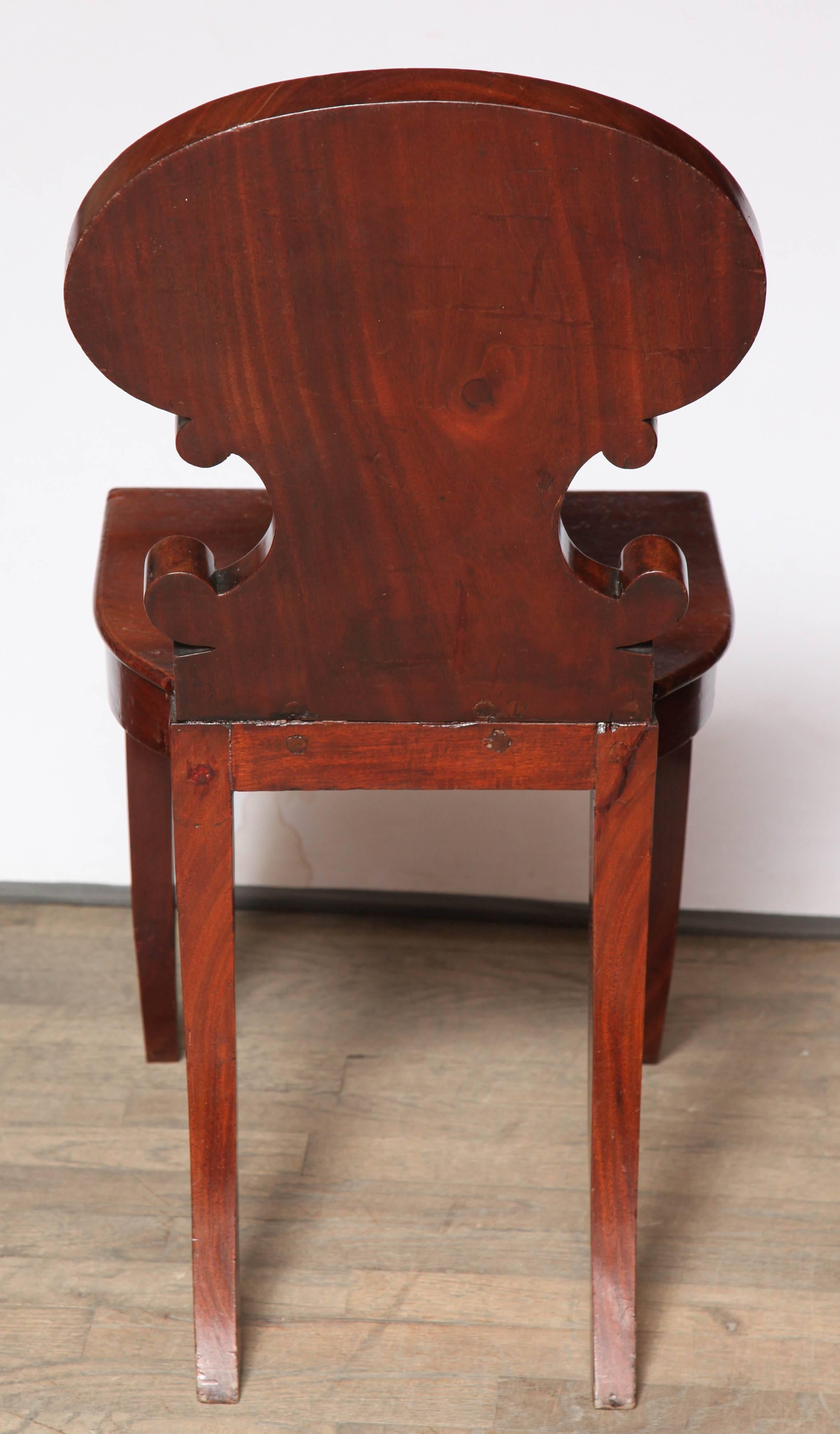 19th Century Regency Hall Chair by Gillows of Lancaster