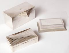 Set of Silver Cigar Cases