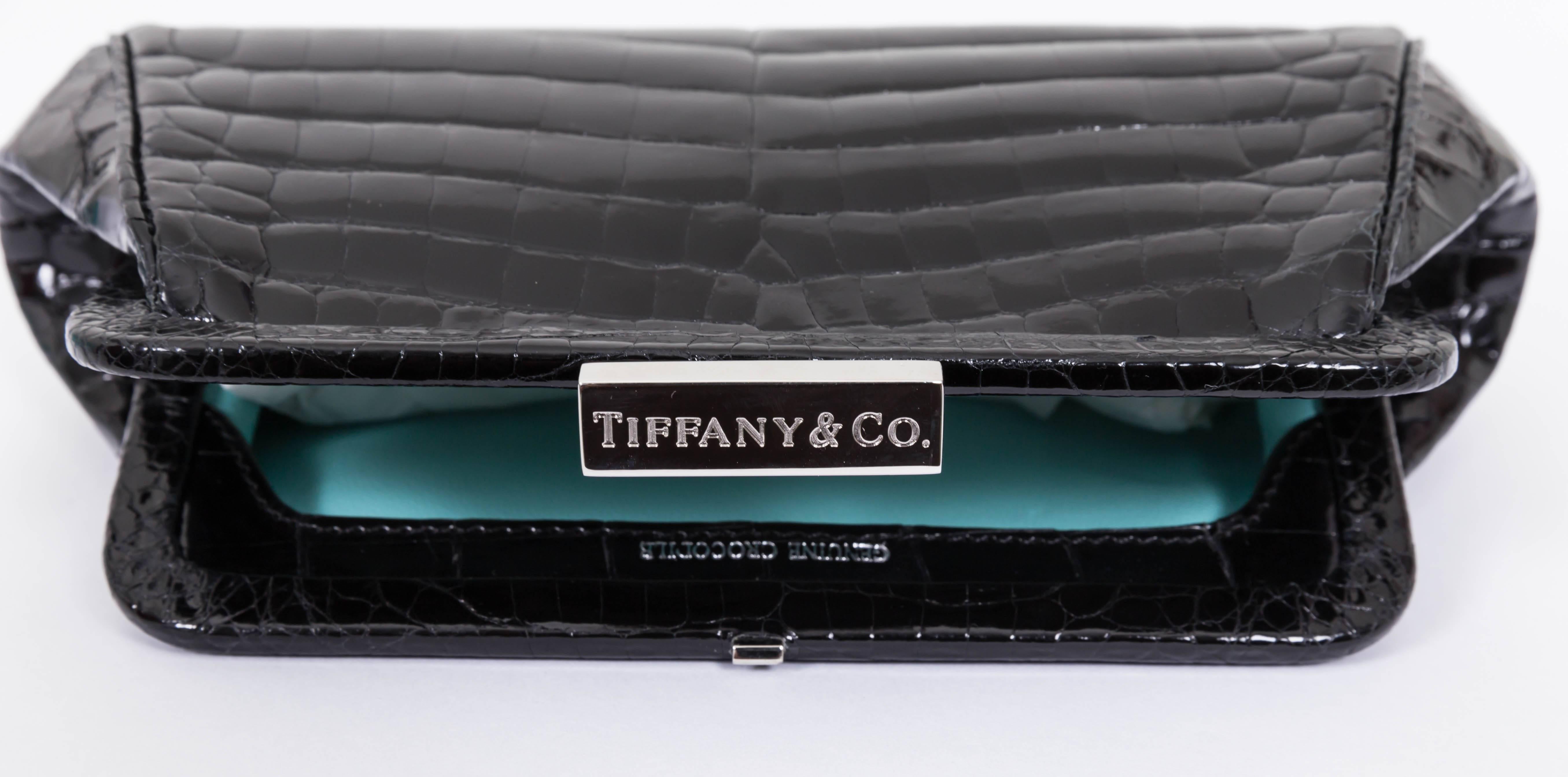 Contemporary Tiffany & Co. Crocodile Morgan Clutch Bag