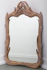 Pair of Italian Gilt Mirrors in the Style of Hollywood Regency