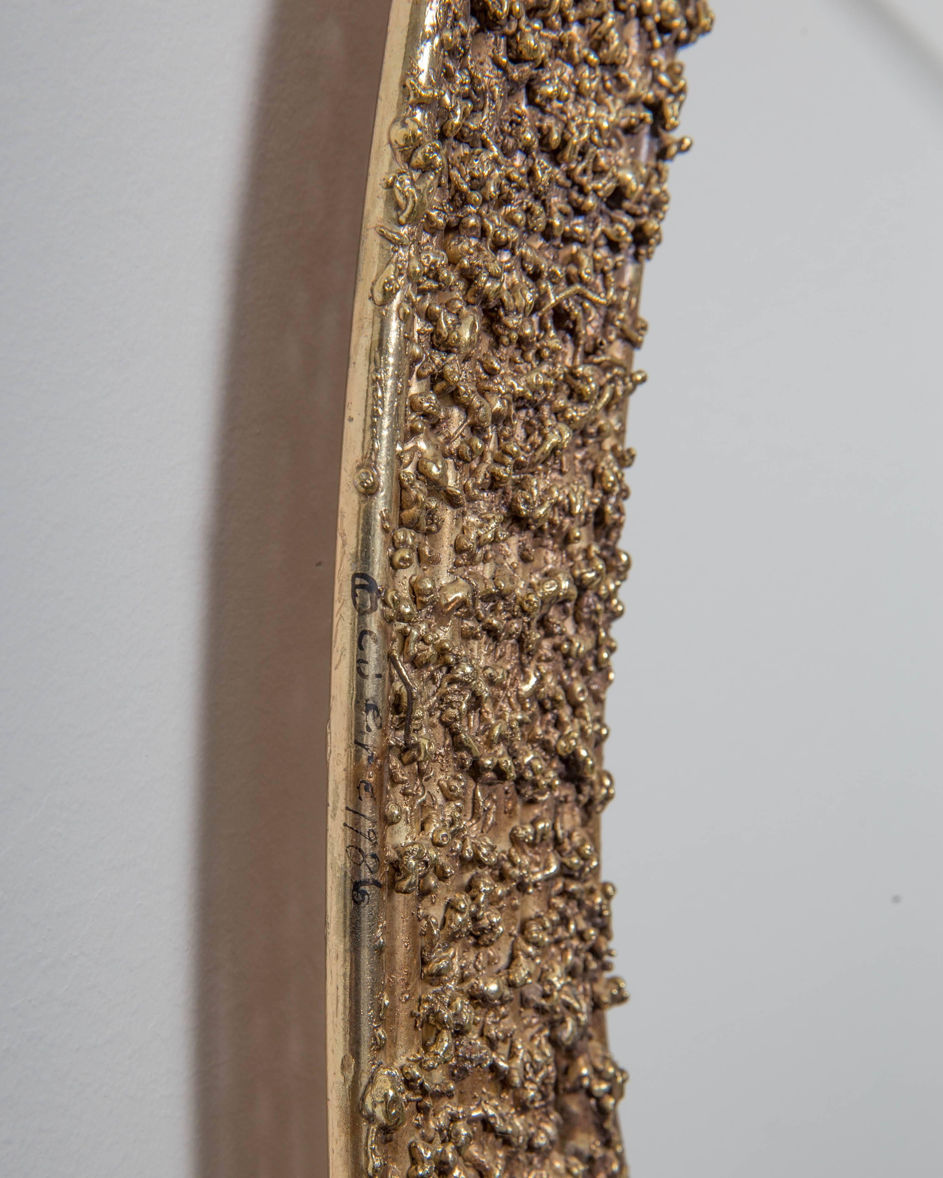 Metal Wall Sculpture by Curtis Jere, 1986 3