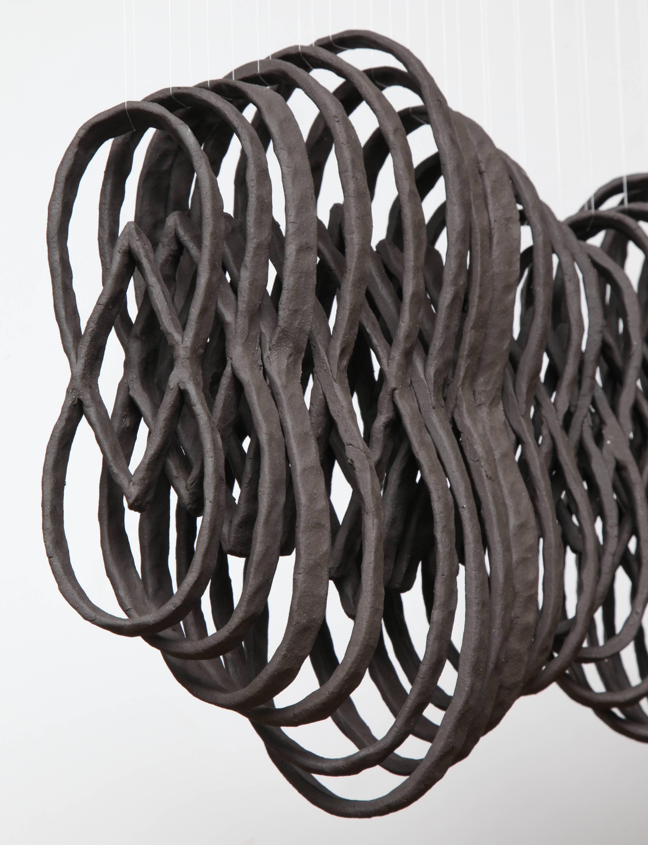 American Joanna Poag Custom Ceramic Untitled II Sculpture, Equilibrium Series, 2016  For Sale