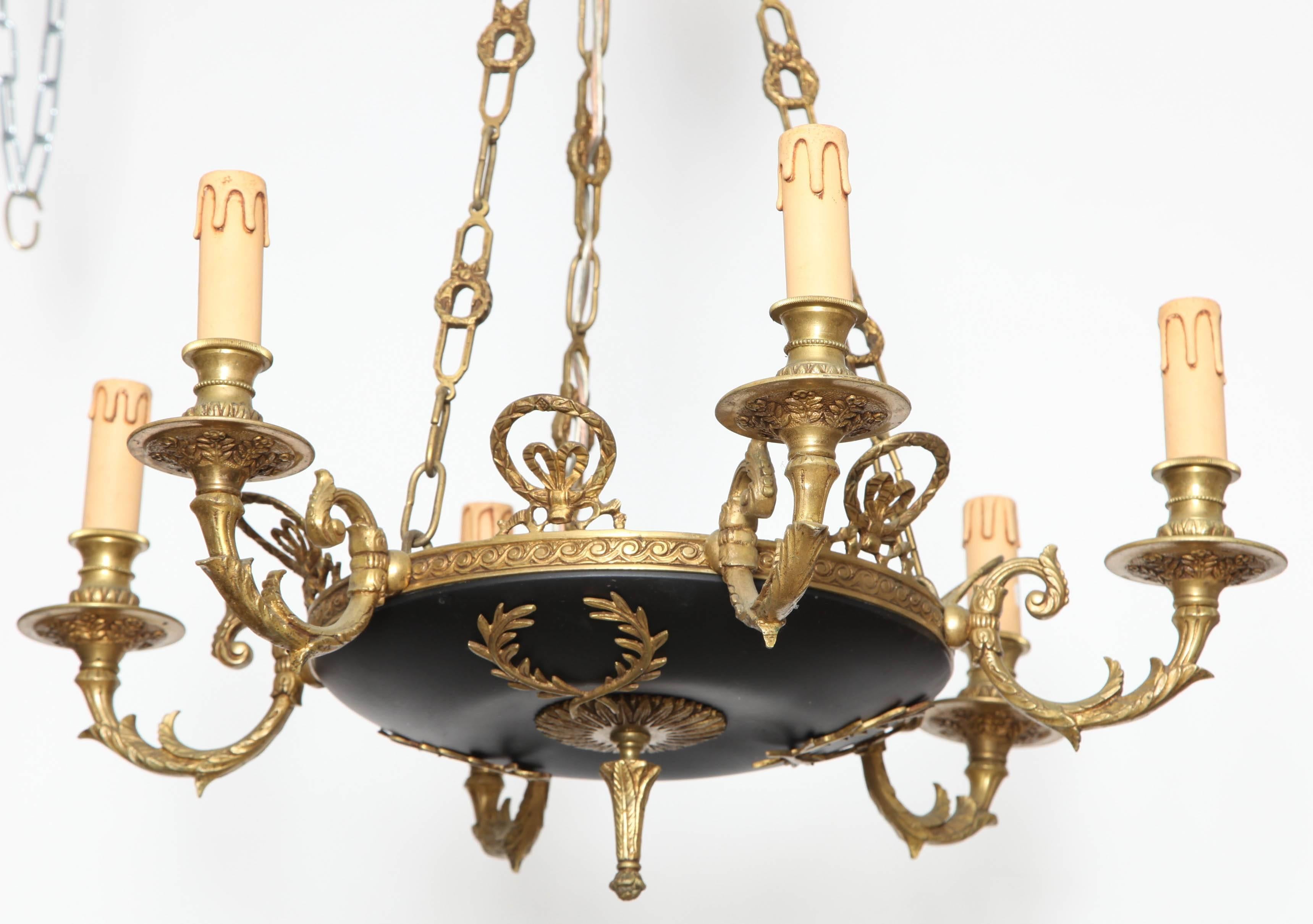 French Empire Chandelier In Excellent Condition In New Jersey City, NJ