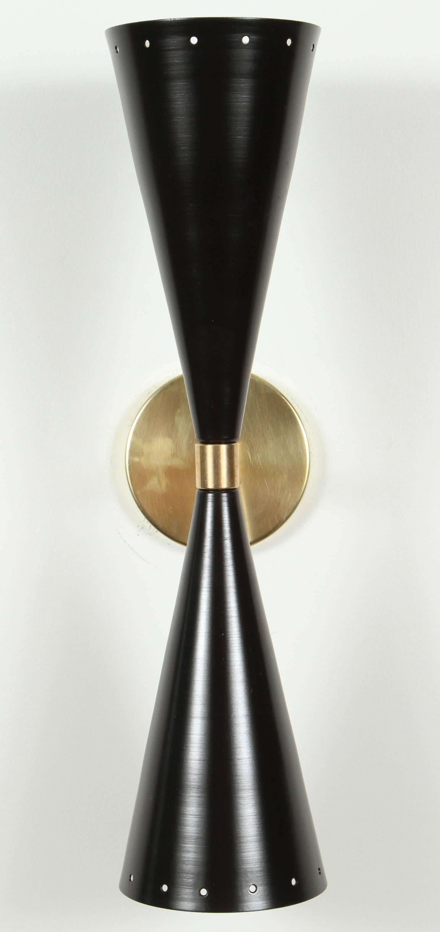 American Double Cone Sconce by Lawson-Fenning