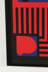 Signed Geometric Lithograph by Jesse Reichek