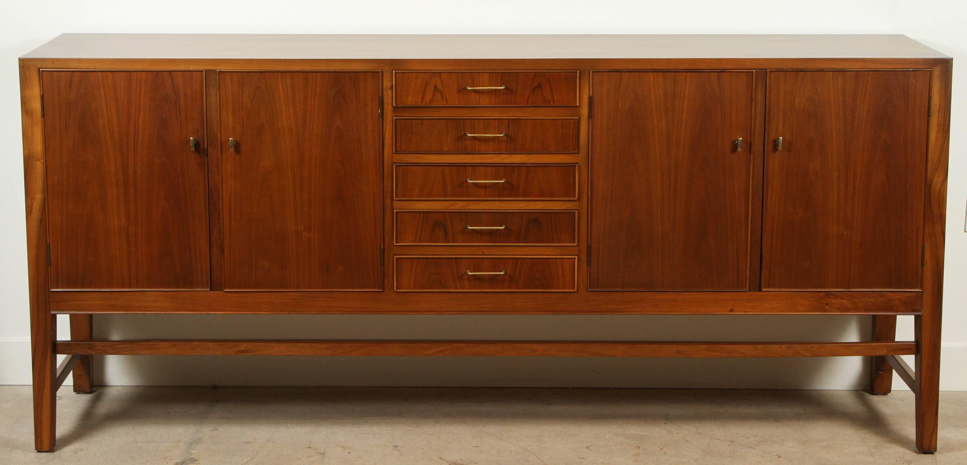 Rosewood Sideboard by I. M. Christensen In Excellent Condition In Los Angeles, CA
