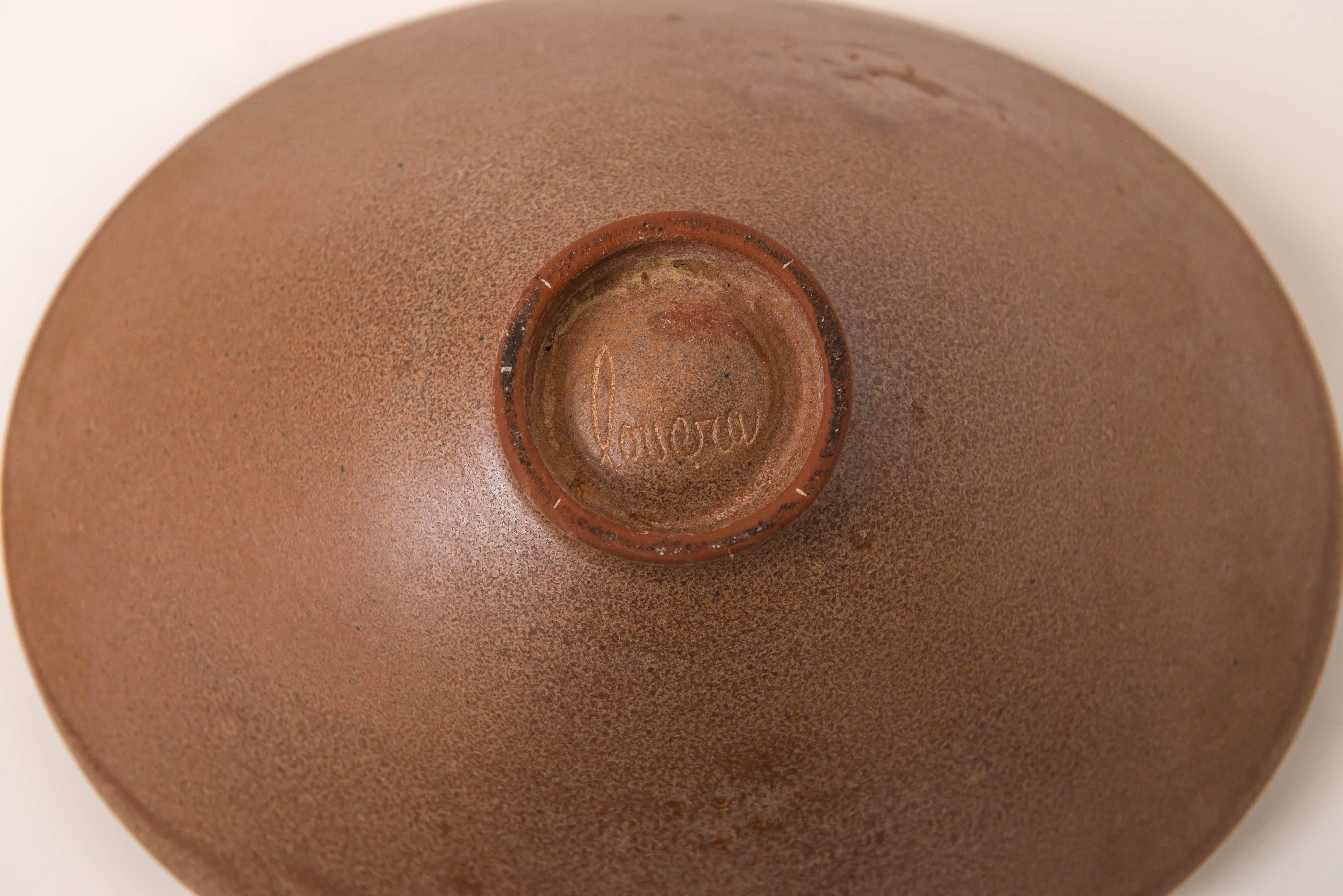 Mid-20th Century James Lovera Ceramic Bowl For Sale