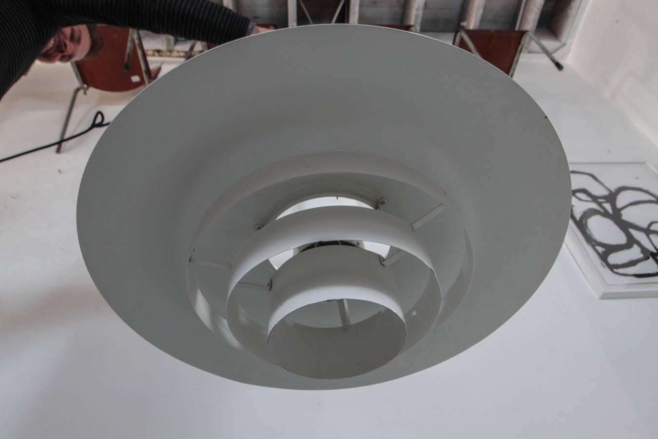 Late 20th Century Poul Henningsen PH Style White Pendant