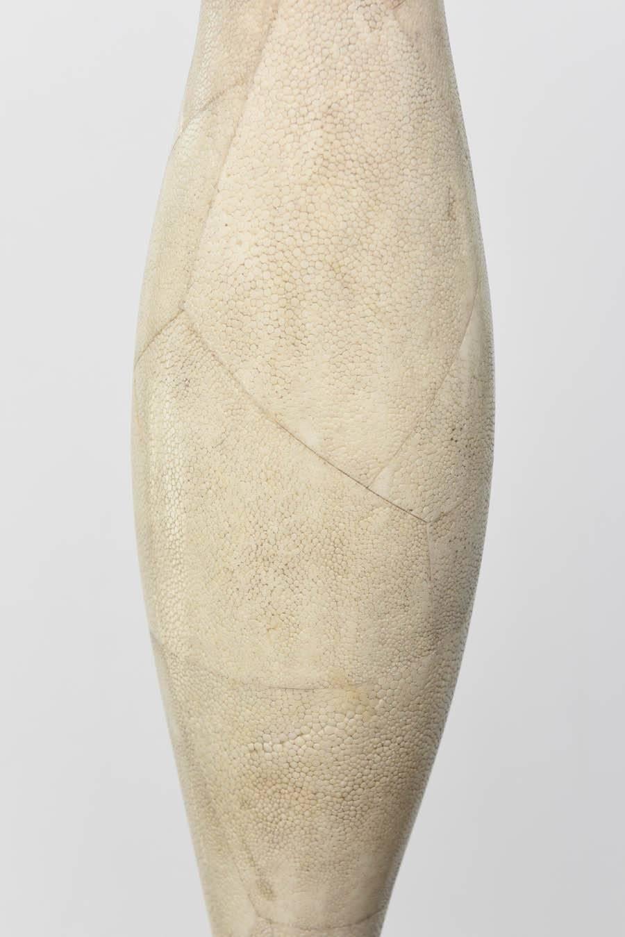 Italian Modern Shagreen Vase, R and Y Augousti For Sale 1