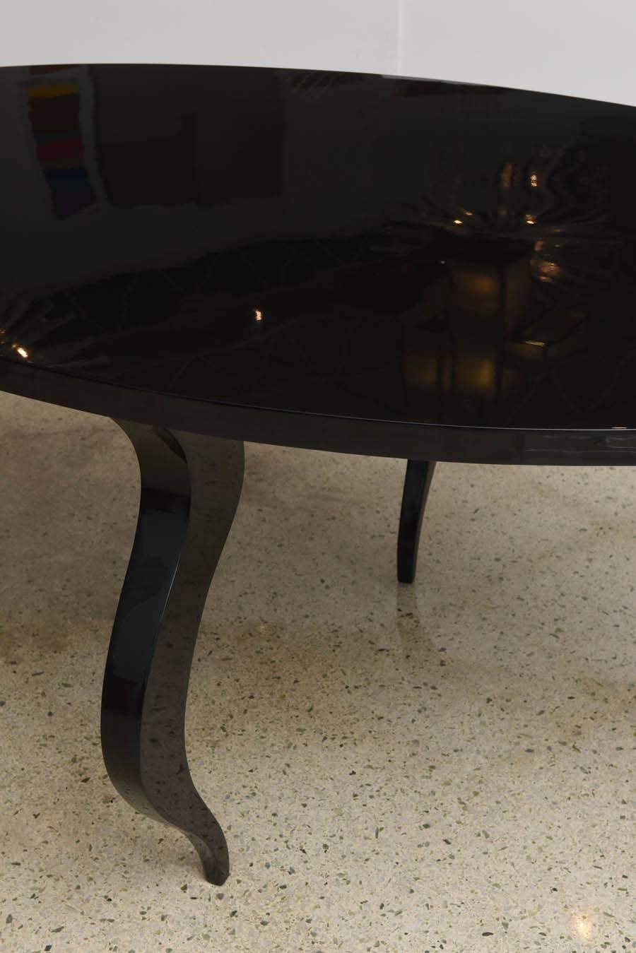 italian lacquer dining table