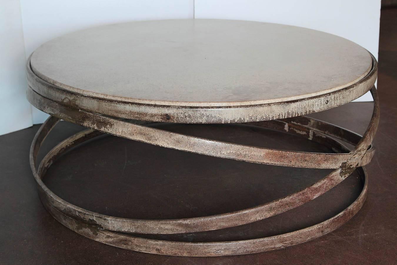 Reclaimed Rings Coffee Table