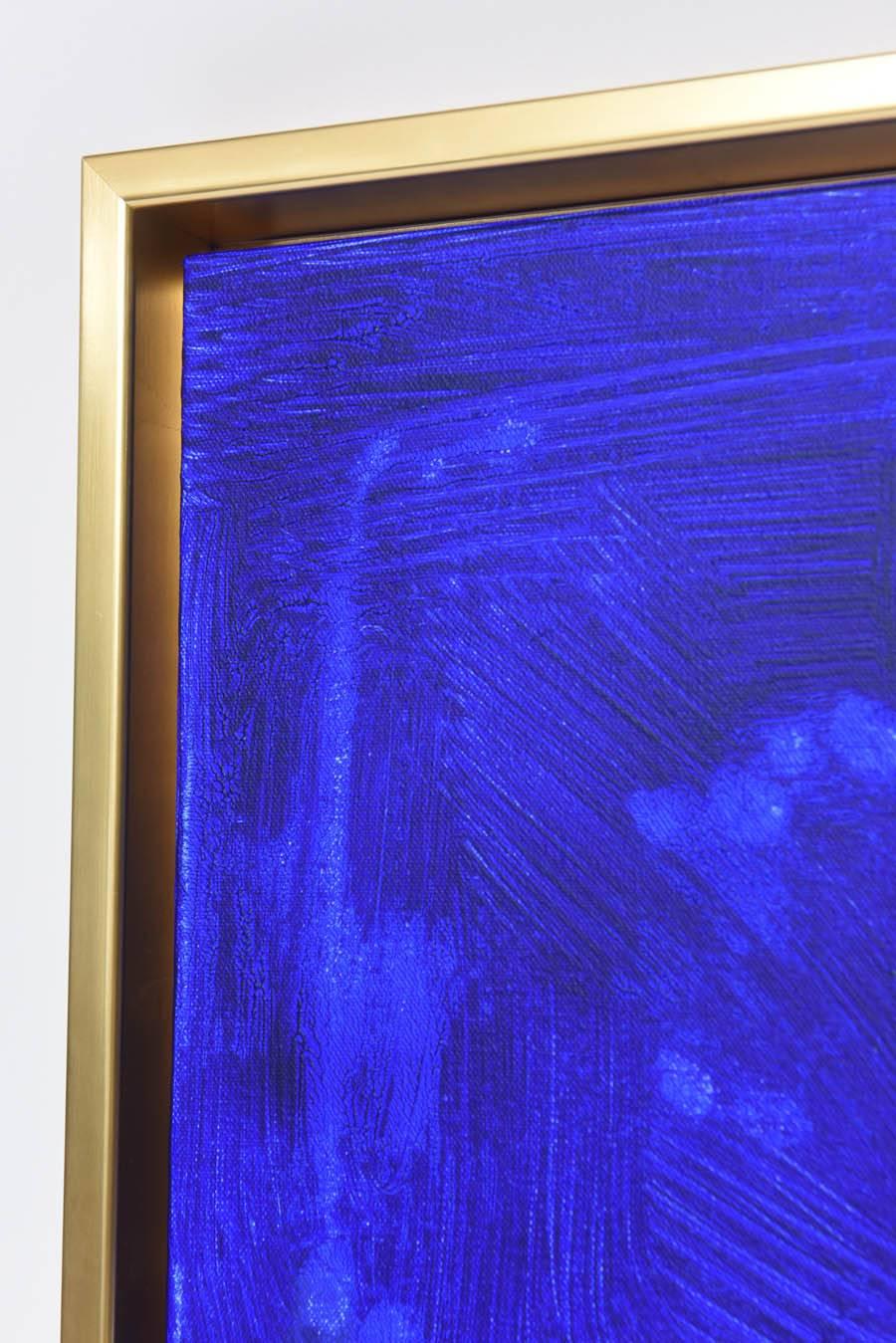 Spanish Original Francisco Franco Yves Klein Blue Study