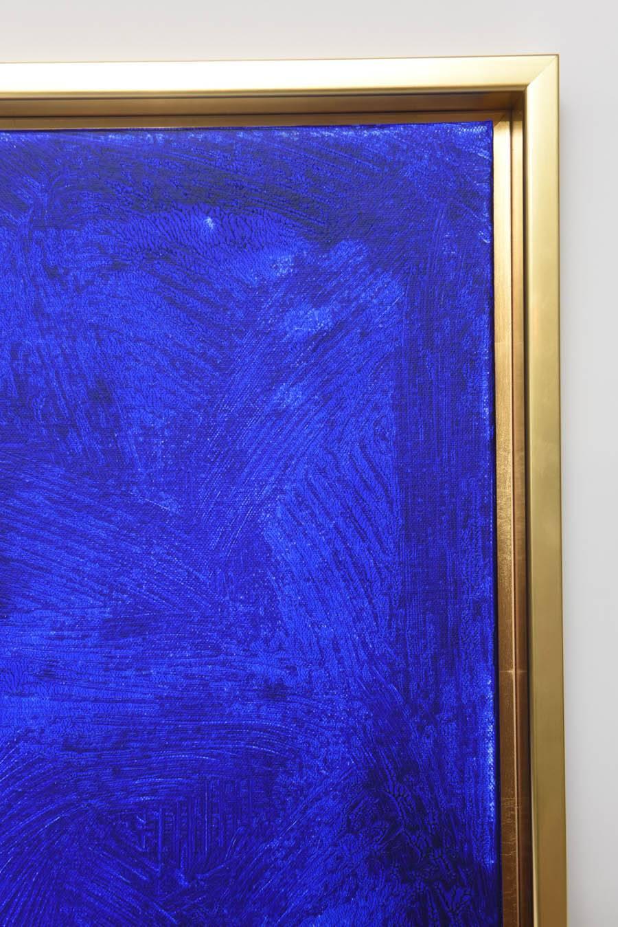 Original Francisco Franco Yves Klein Blue Study In Excellent Condition In East Hampton, NY