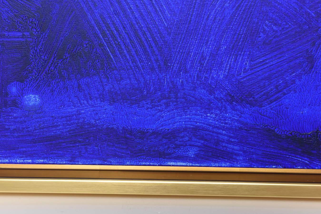 Contemporary Original Francisco Franco Yves Klein Blue Study