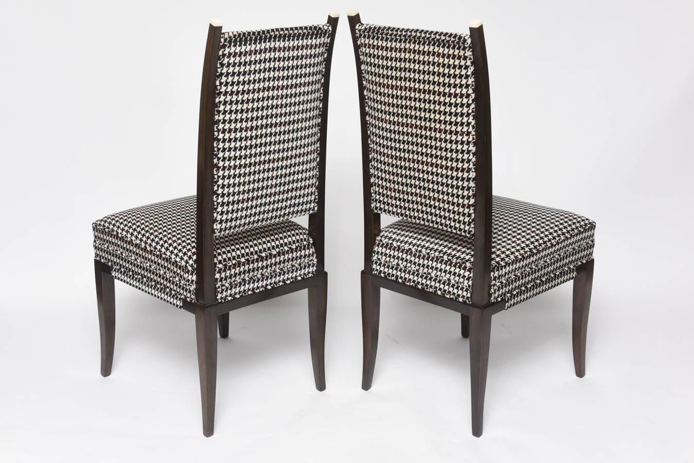 Exceptional and Rare Side Chairs by Tommi Parzinger 1