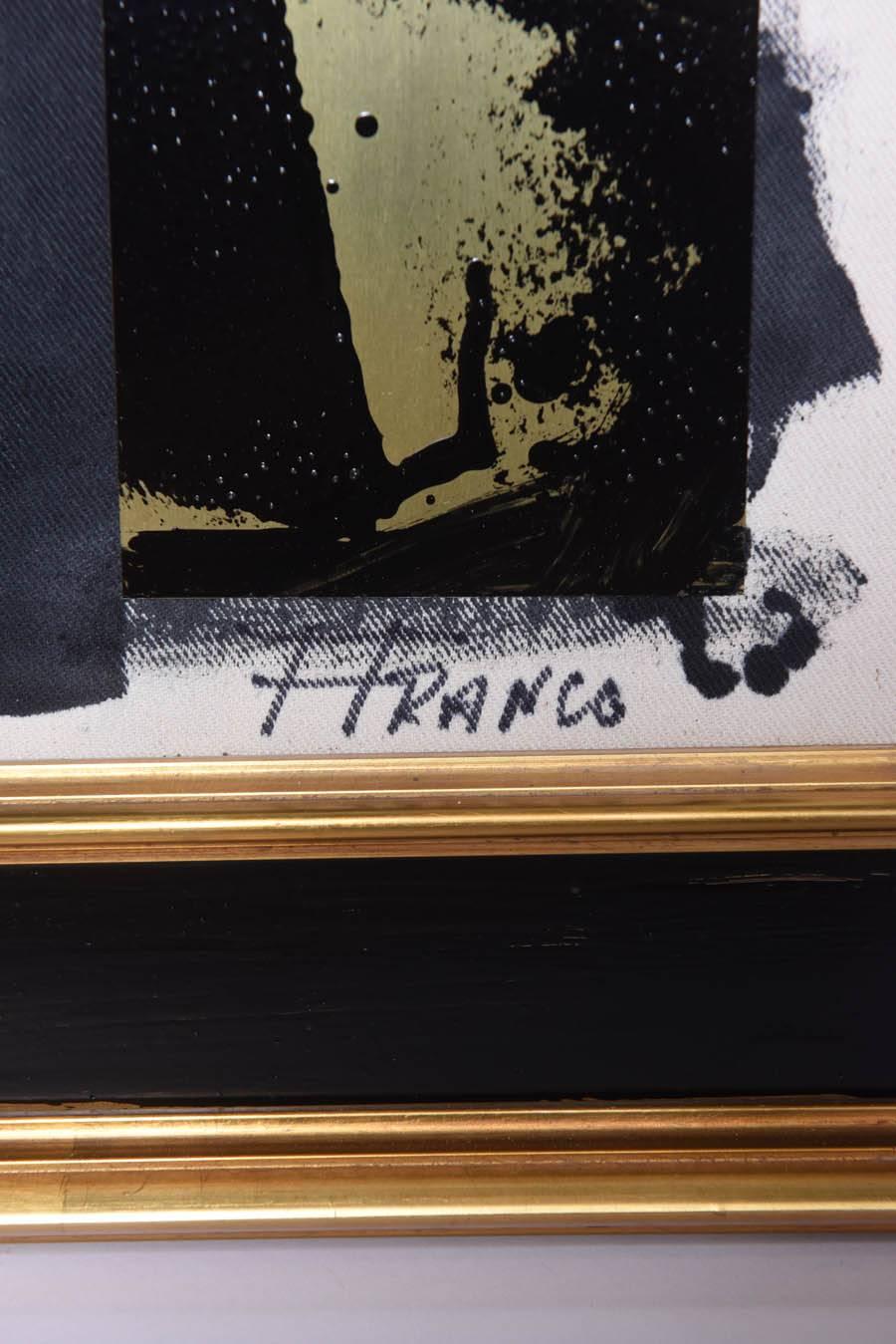 Espagnol  Francisco Franco Peinture multimédia  en vente