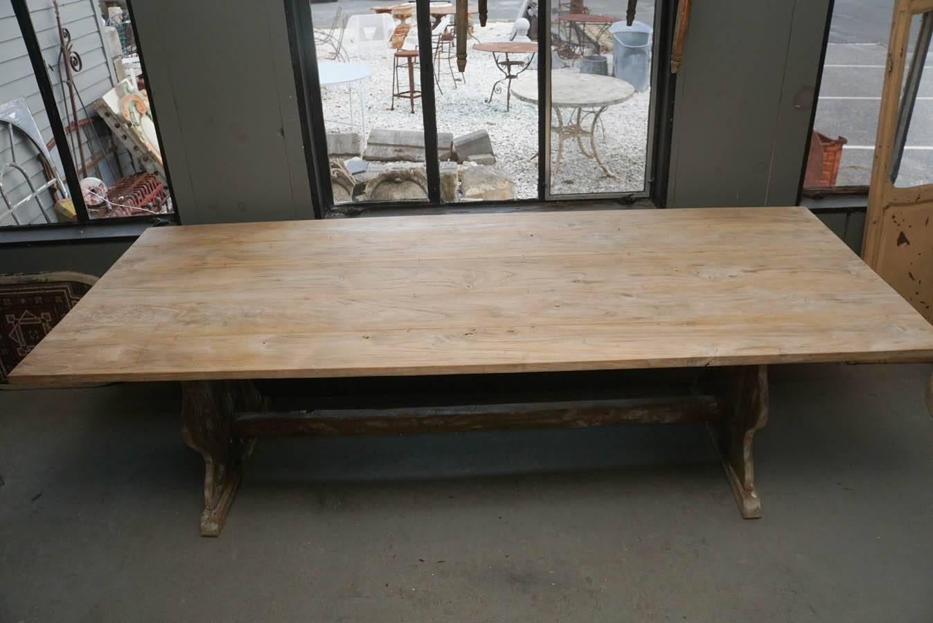 Unknown Rustic Country Farm Table