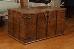 Continental Iron-Bound Oak Chest