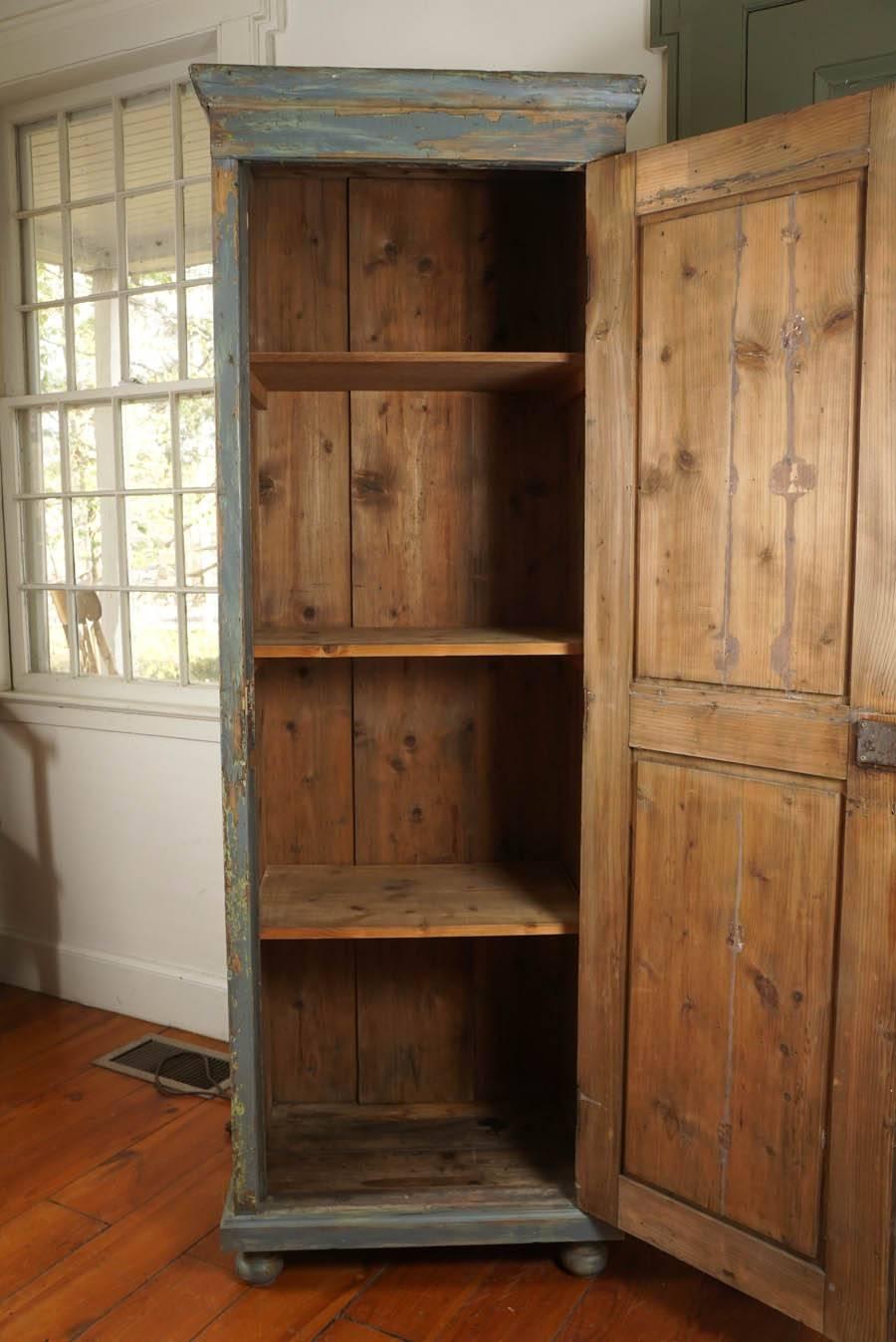 Mid-19th Century One-Door Chimney Cupboard