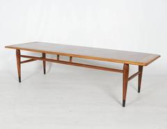 Modernist Walnut Coffee Table by Lane