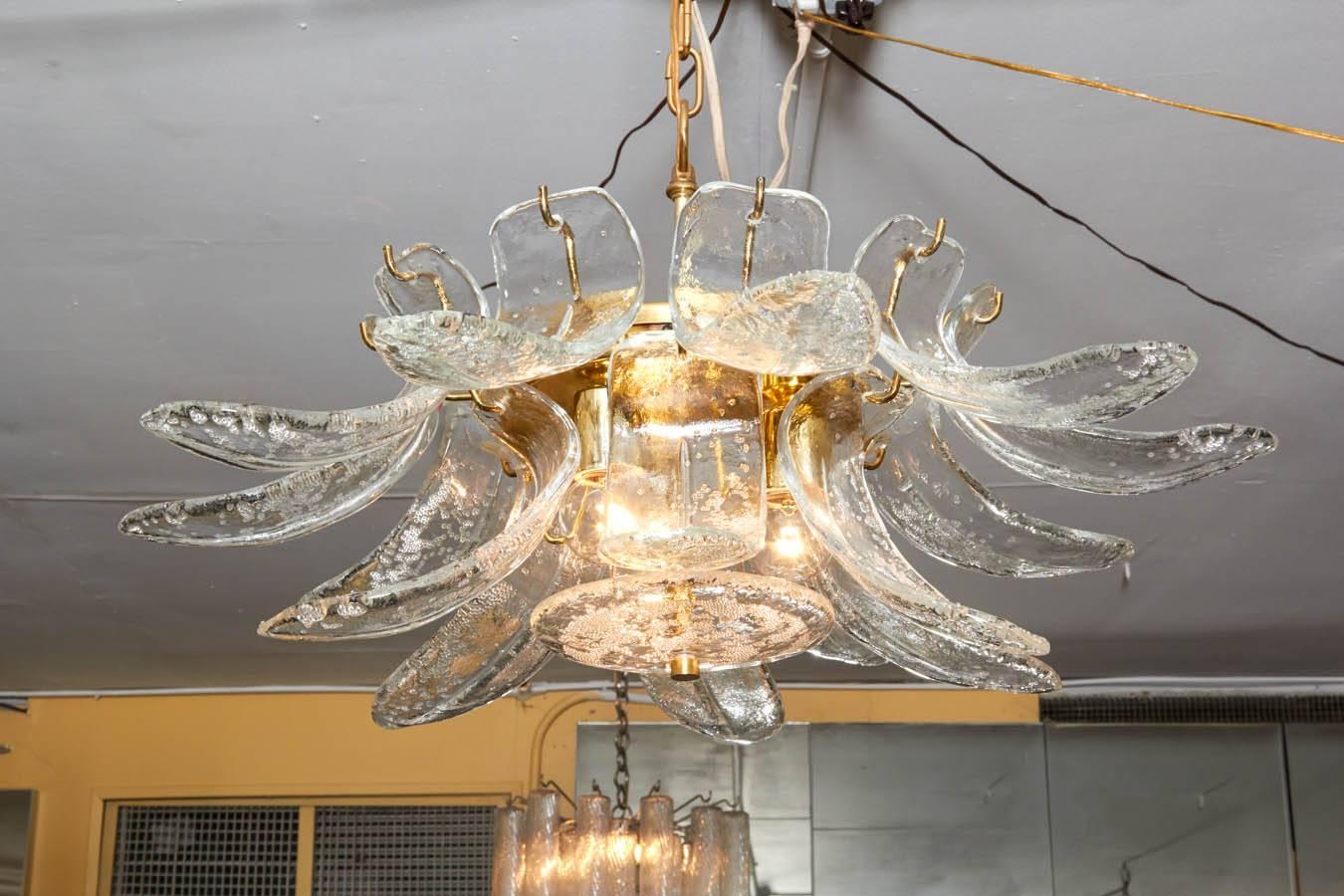 20th Century Wonderful Mezzega Pendant Chandelier For Sale