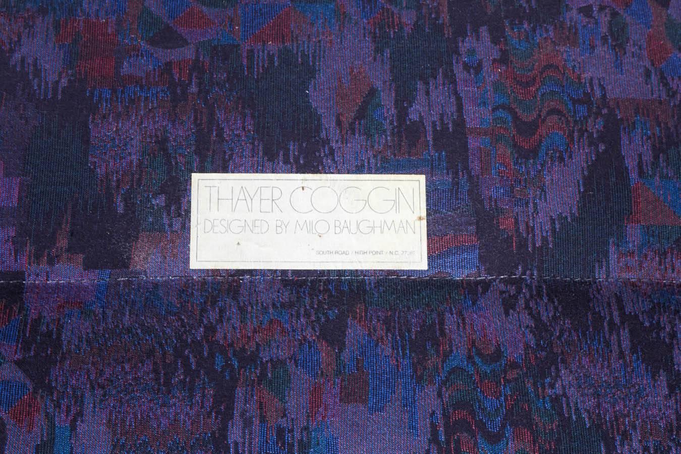 20th Century Sleek Tuxedo Sofa by Milo Baughman For Sale