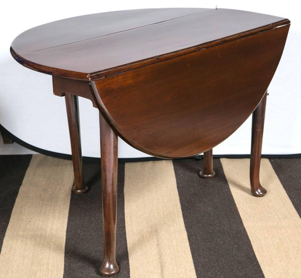 19th Century English Drop-Leaf Table For Sale