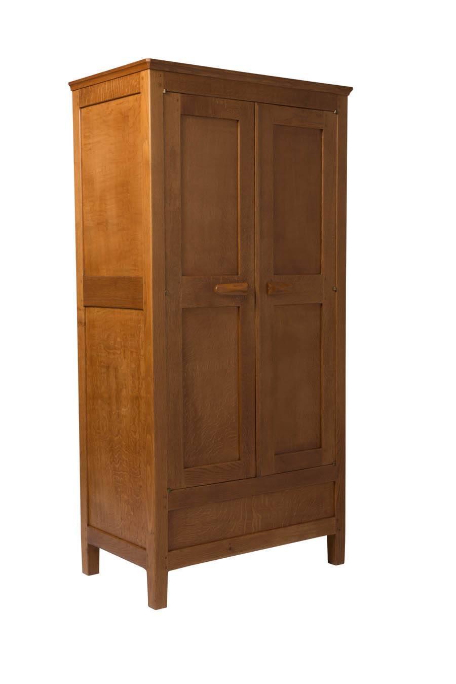 Early Gordon Russell English Oak Wardrobe For Sale at 1stdibs