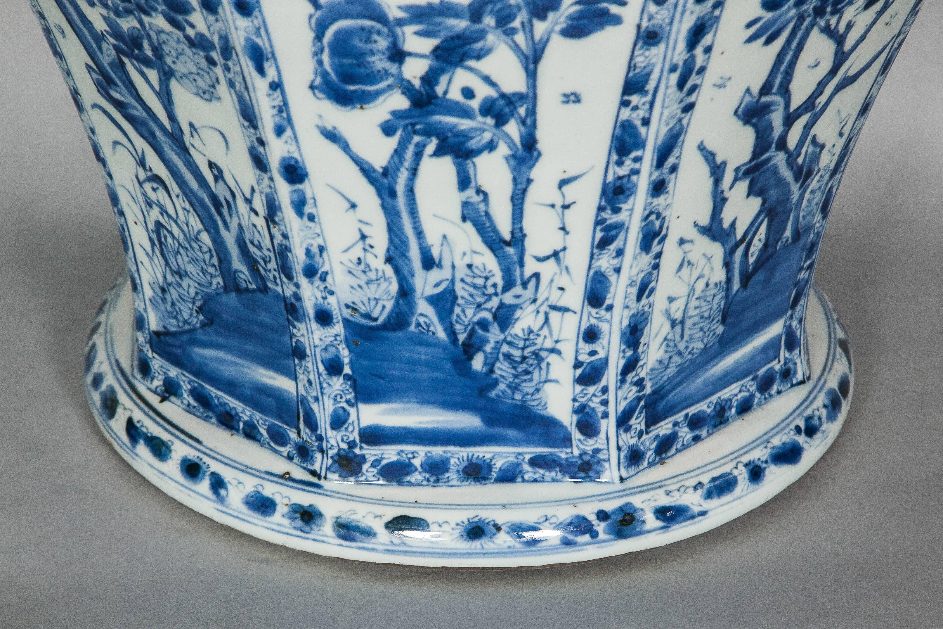 18th Century A Large and Excellent Chinese Kangxi Blue and White Vase