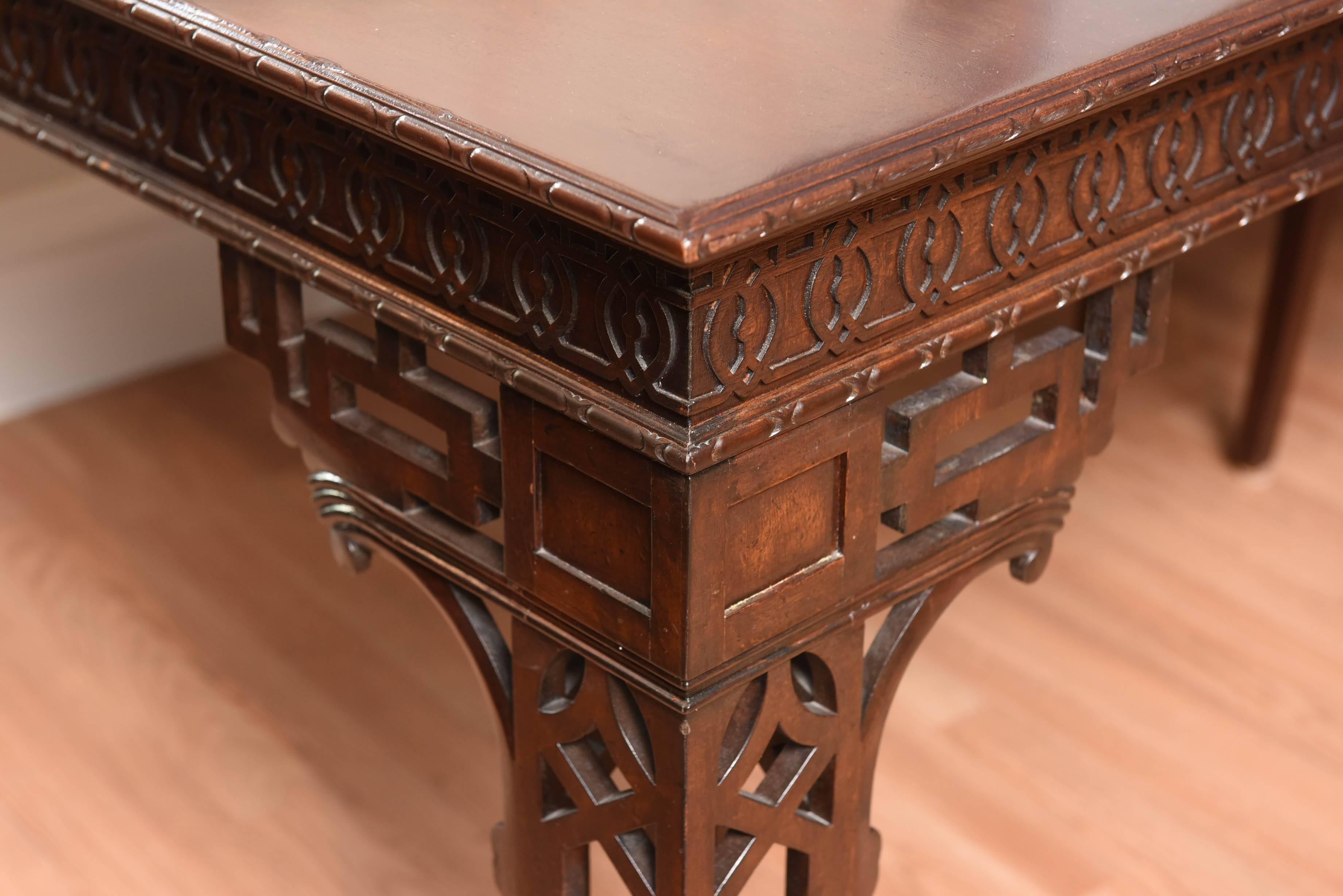 chinese chippendale dining table