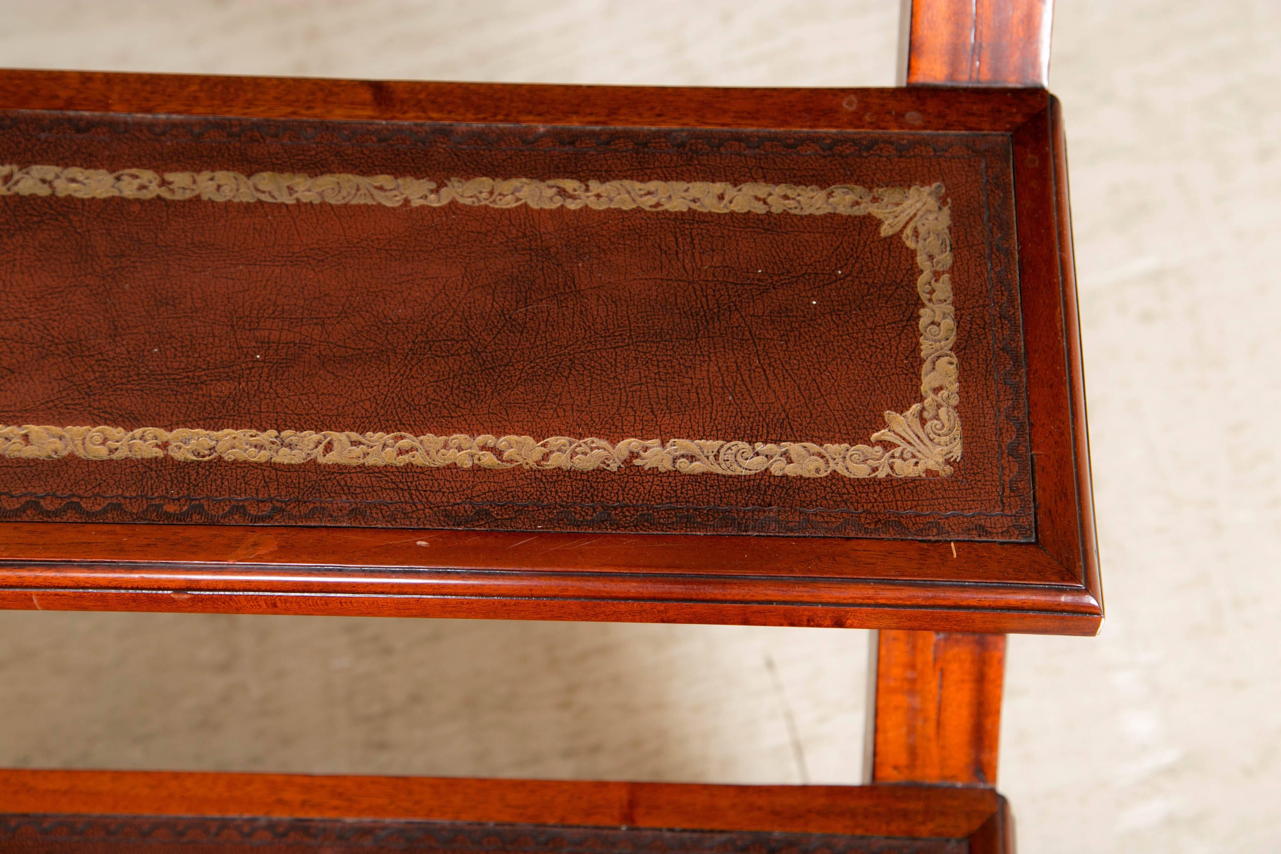 Victorian Library Folding Steps Ladder