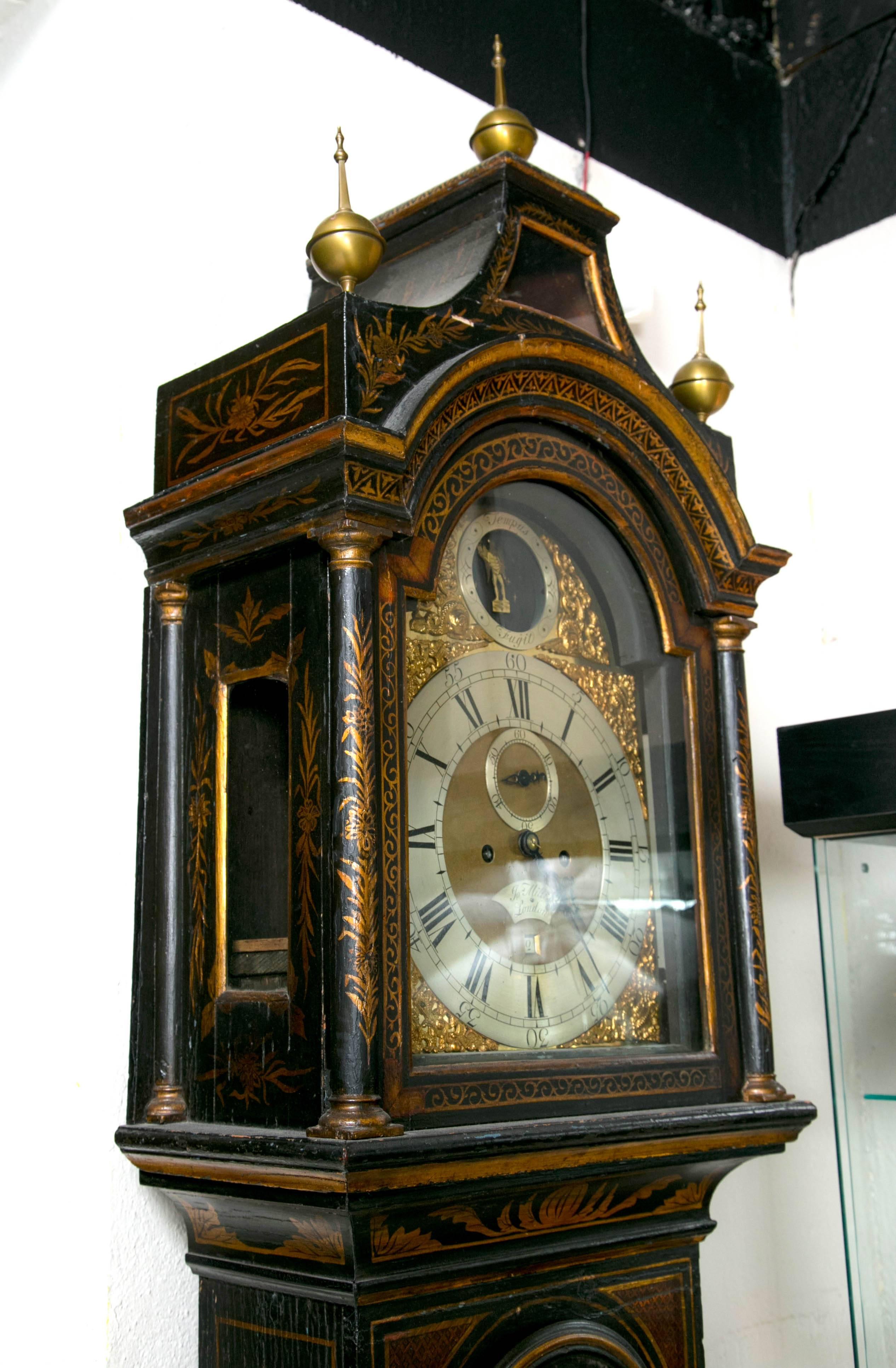 vintage grandfather clock