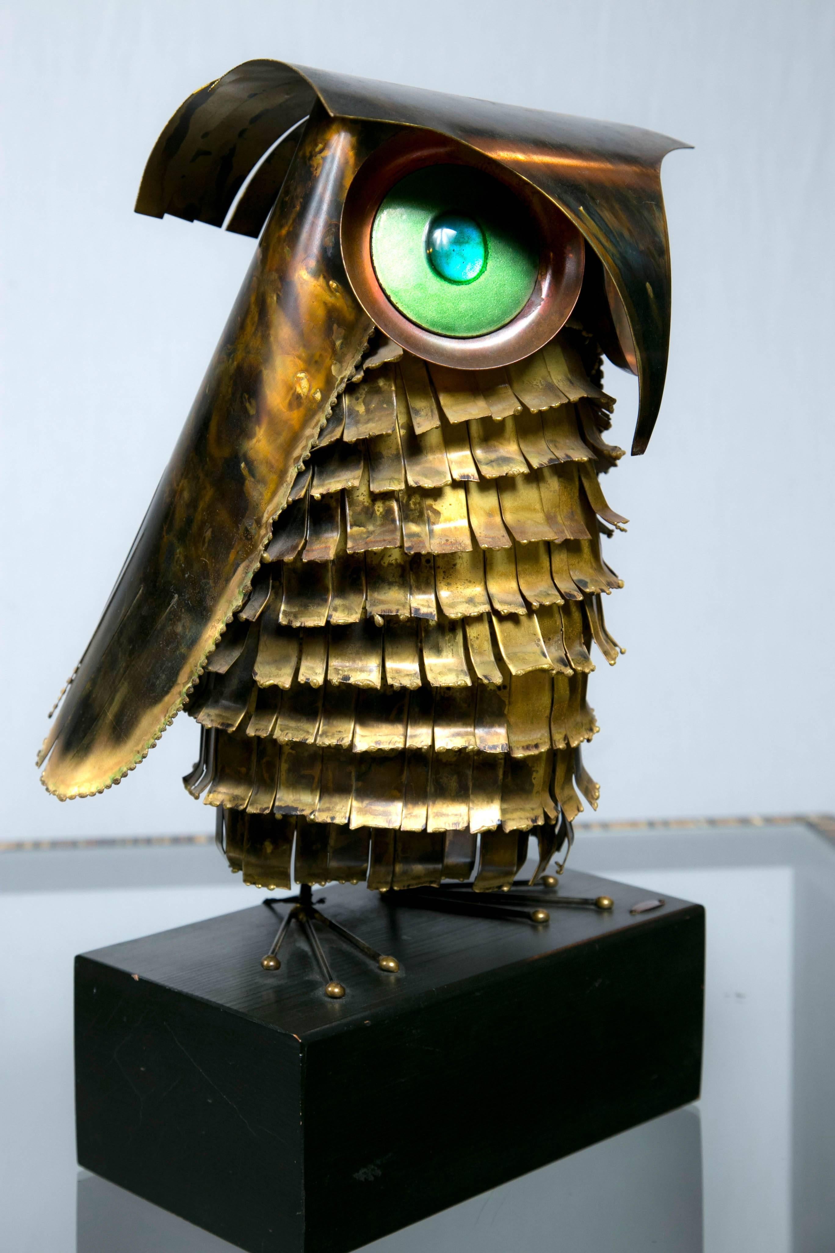 Mid-Century Modern Curtis Jere Owl 