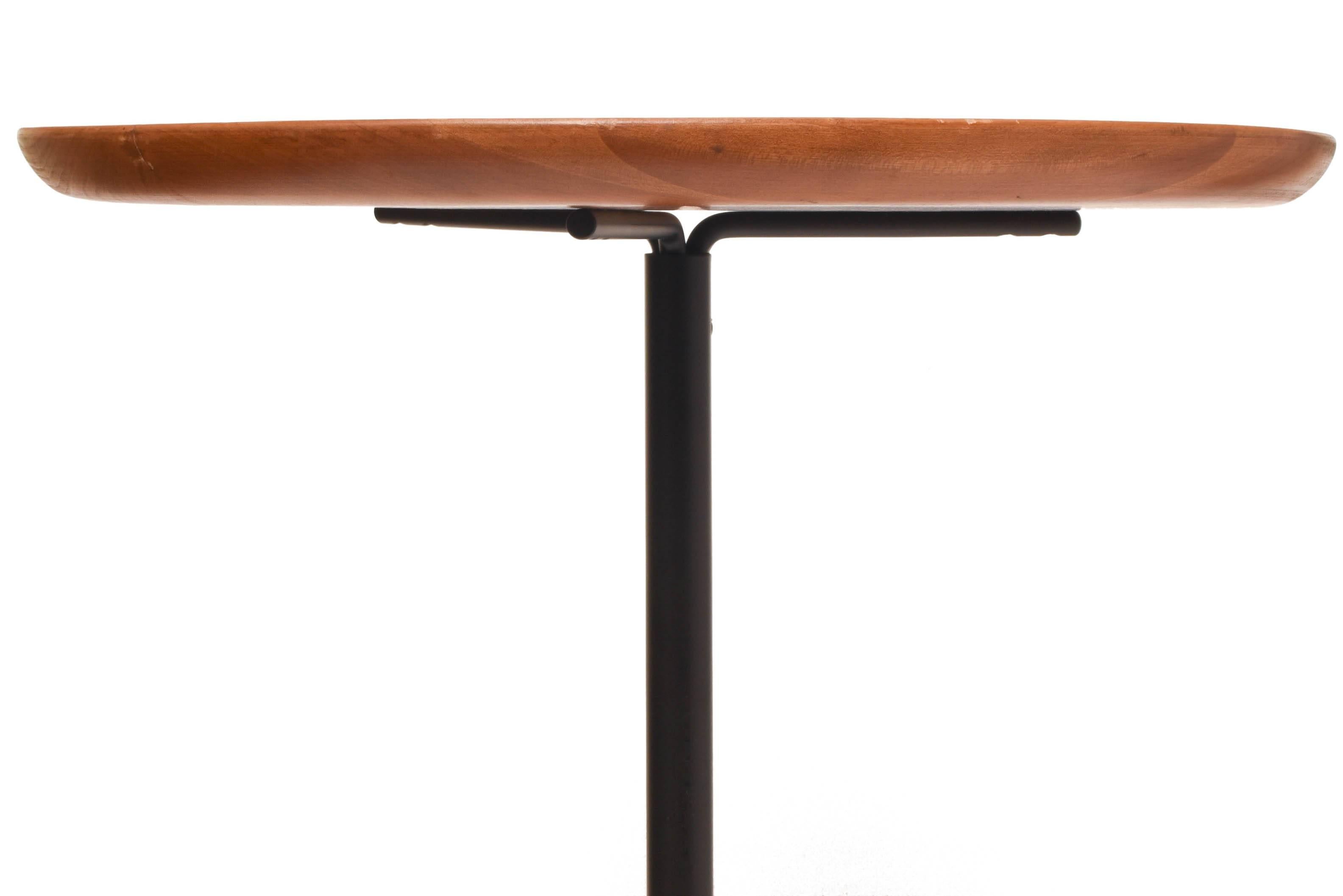 Mid-20th Century Cherrywood Three Legs Coffee Table