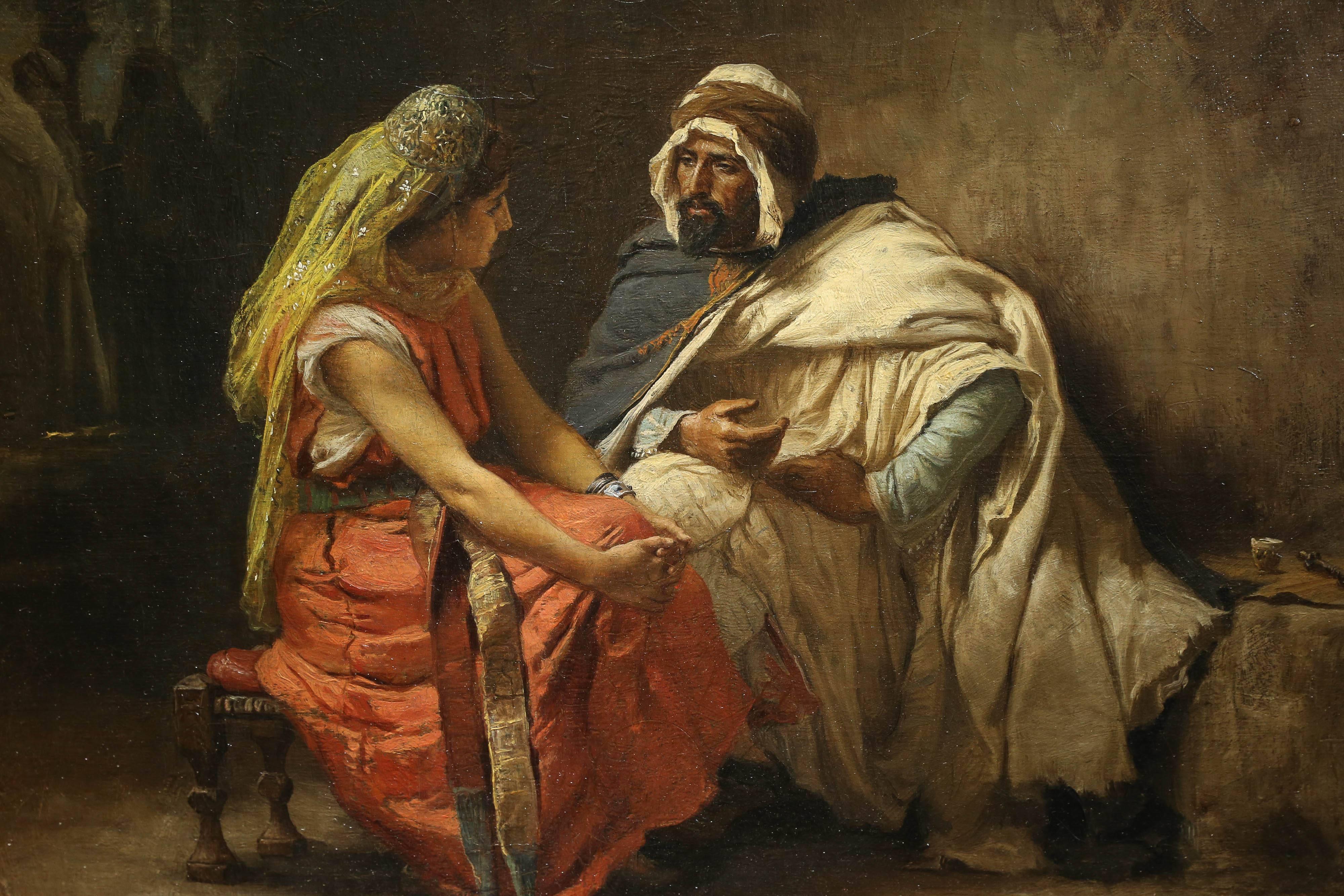 Frederick Bridgman (1847-1928) is one of the most important and recognized American Orientalists. His naturalistic and aesthetic subjects in bright colors will command instantaneous attention and convey delight to the viewer. Although Paris was his