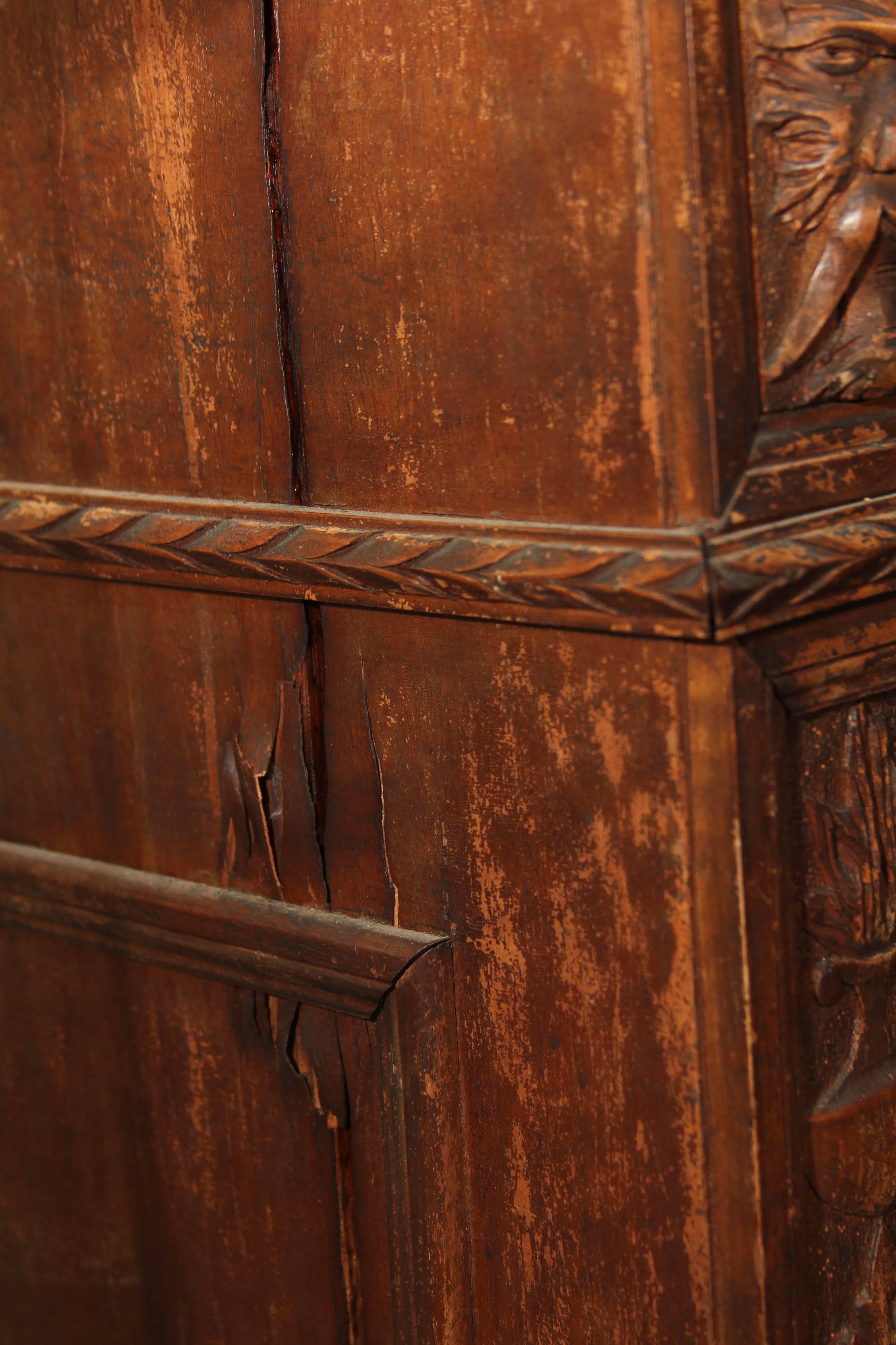 Hand-Carved Highboy or Chest For Sale 6