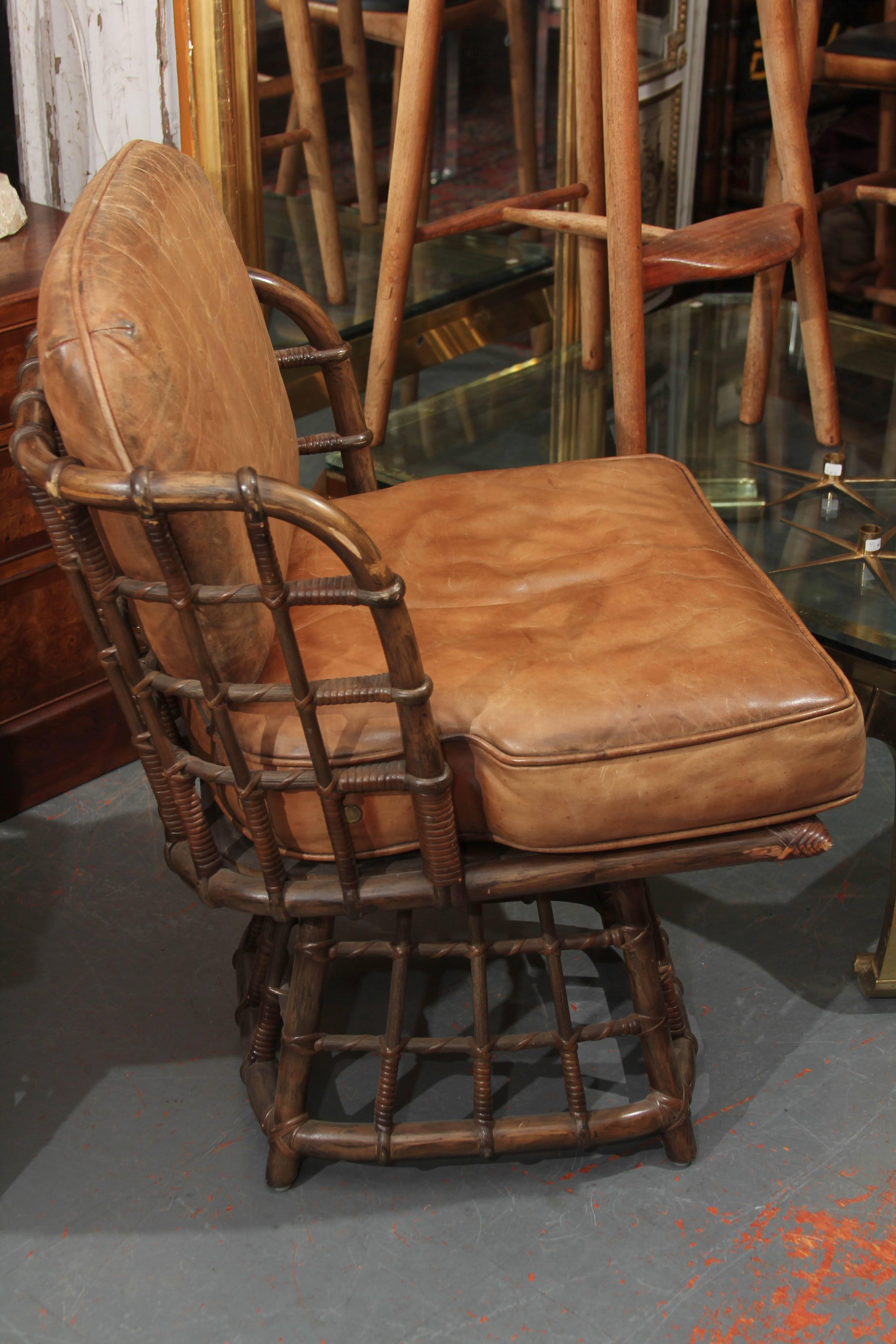 20th Century Pair of Maguire Swivel Chairs