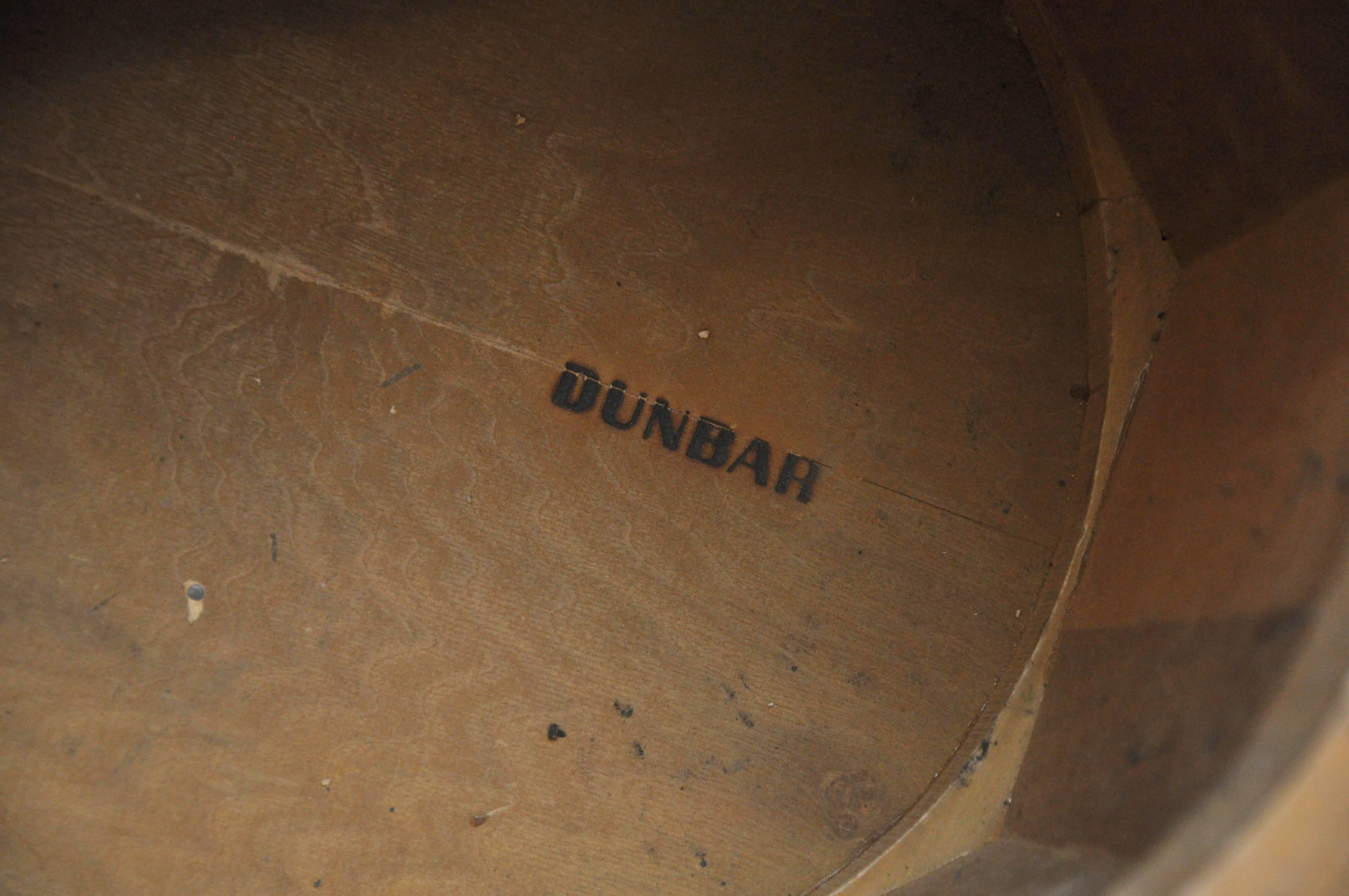 20th Century Dunbar Walnut Burl Side Table by Edward Wormley