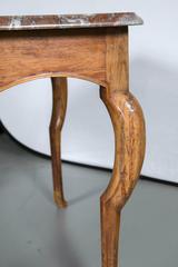 Marble-Top French Style Card Table