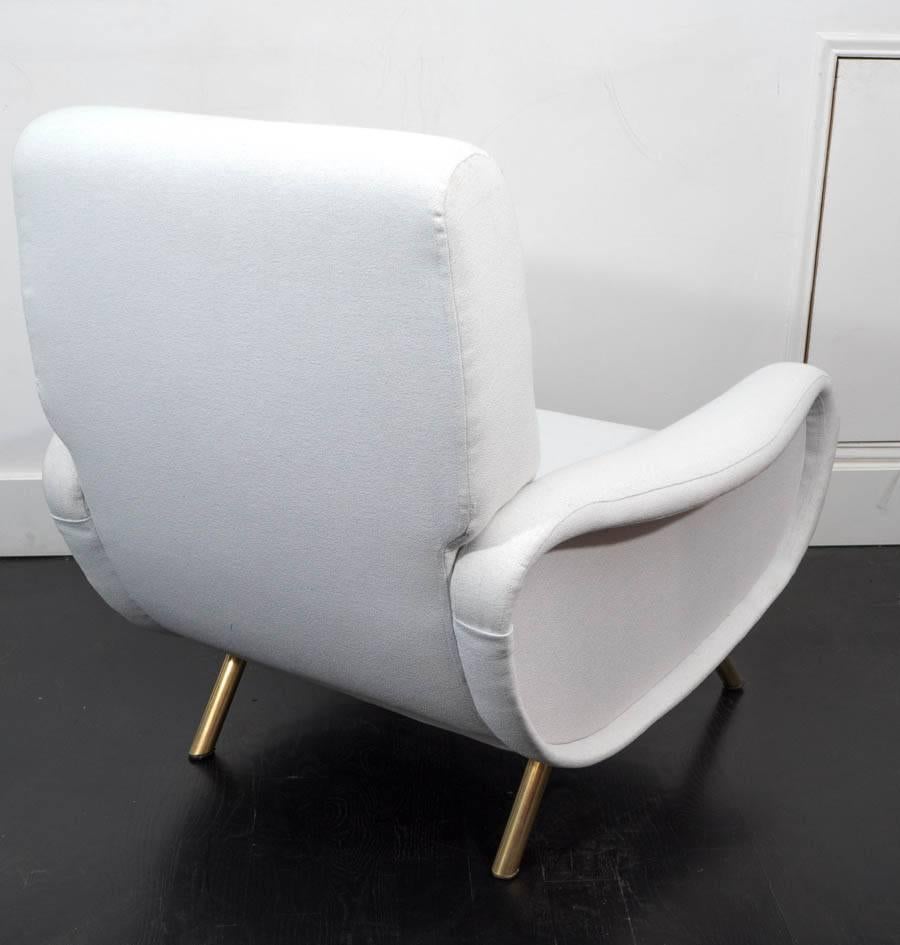 Italian Marco Zanuso Lady Chair for Arflex For Sale