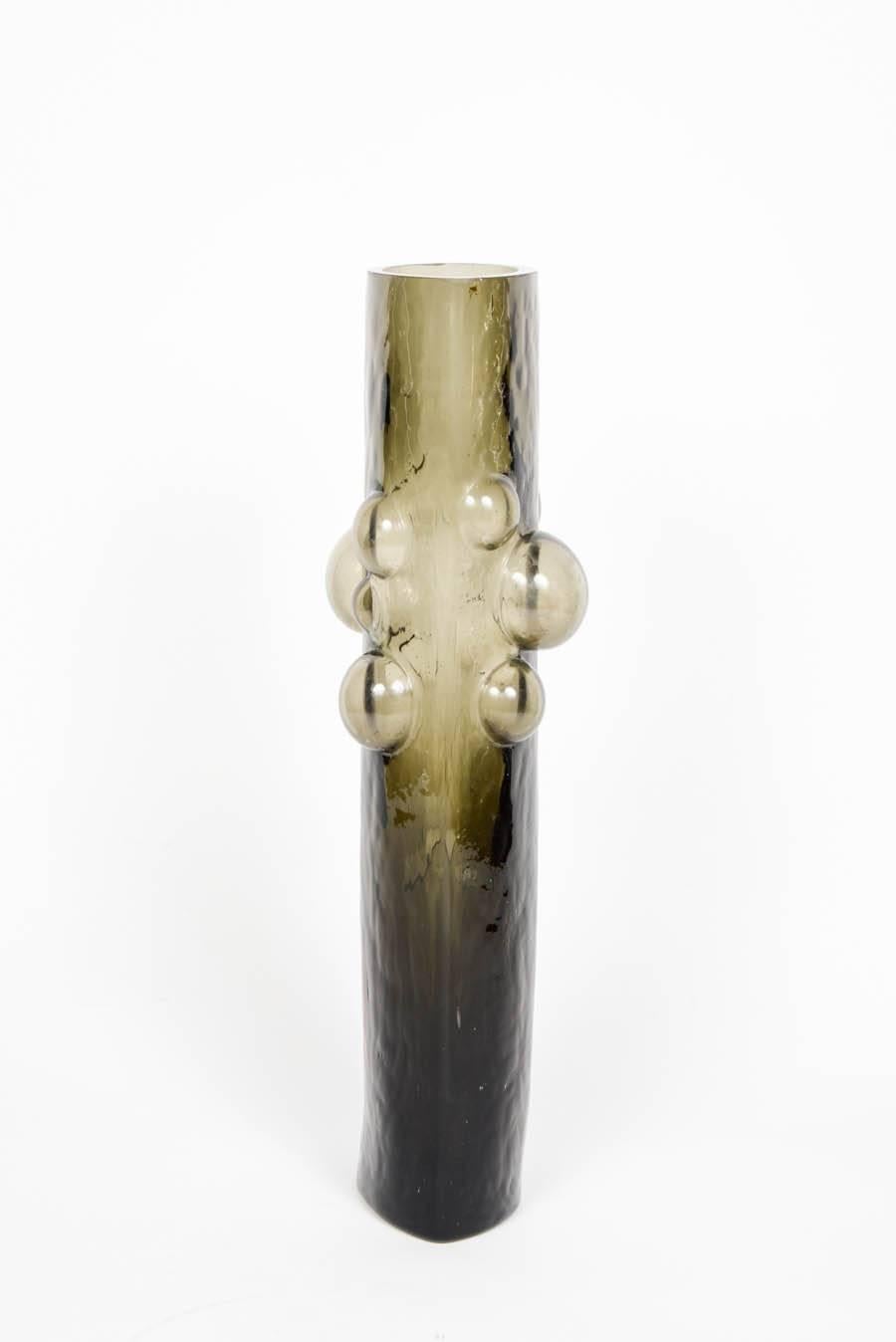 One of a Kind 1960s Murano Glass Vase In Excellent Condition In Saint-Ouen, IDF