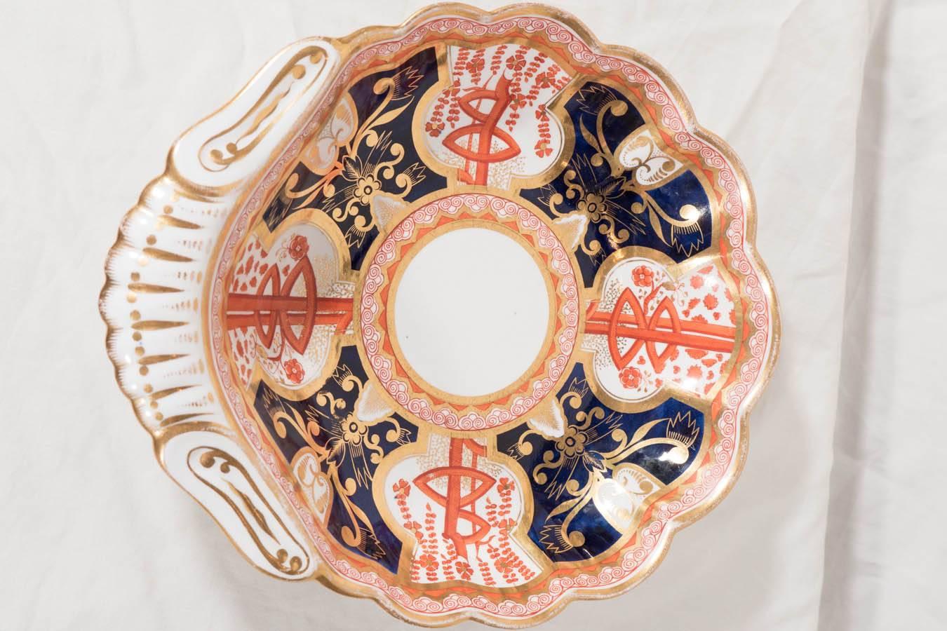 19th Century Pair Dollar Pattern Shell Shaped Dishes
