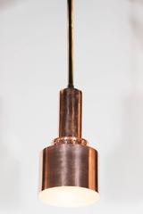 Industrial Mid-Century Modernist Copper Pendant by Hans Agne Jakobsson