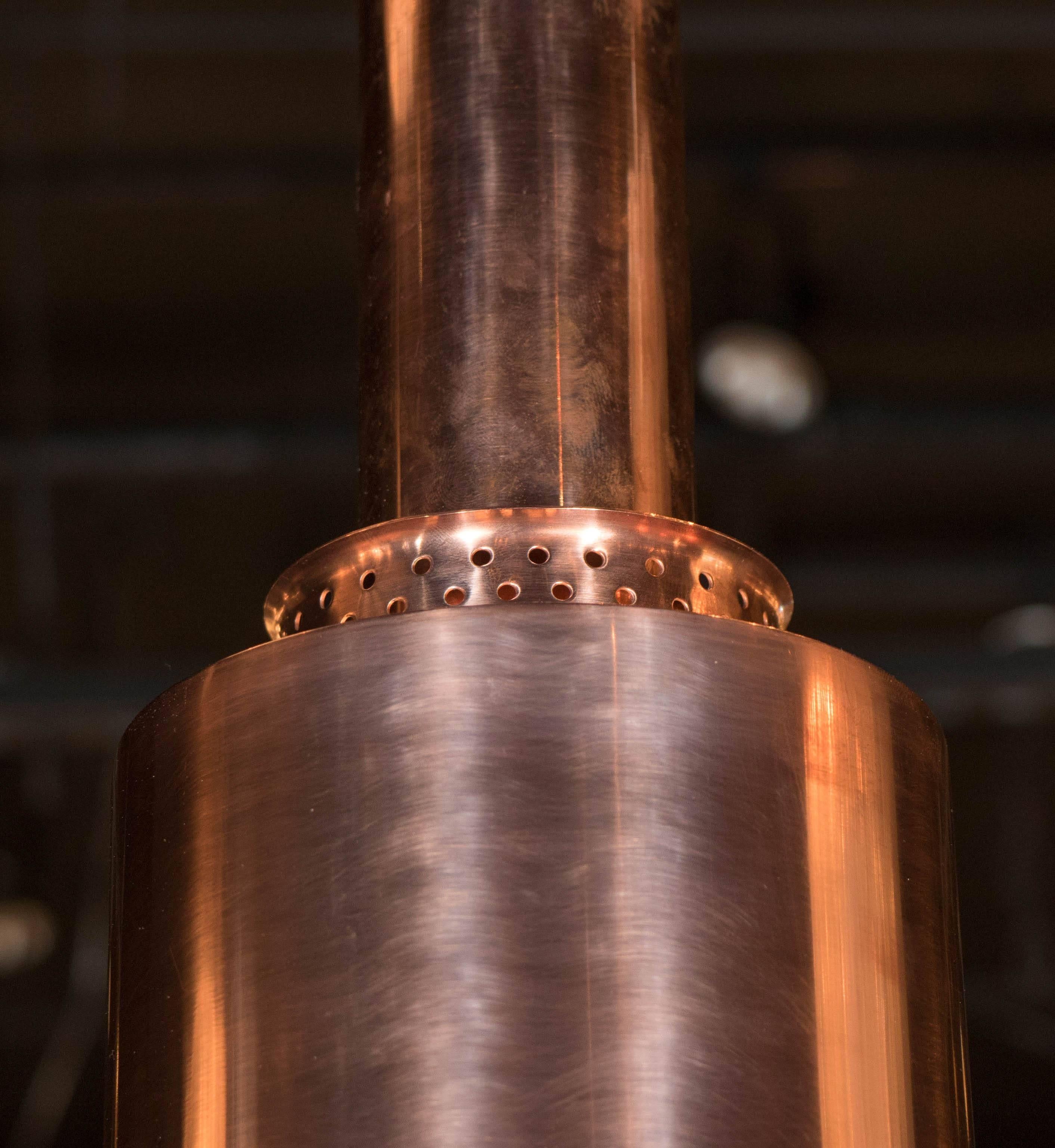 Industrial Mid-Century Modernist Copper Pendant by Hans Agne Jakobsson For Sale 2