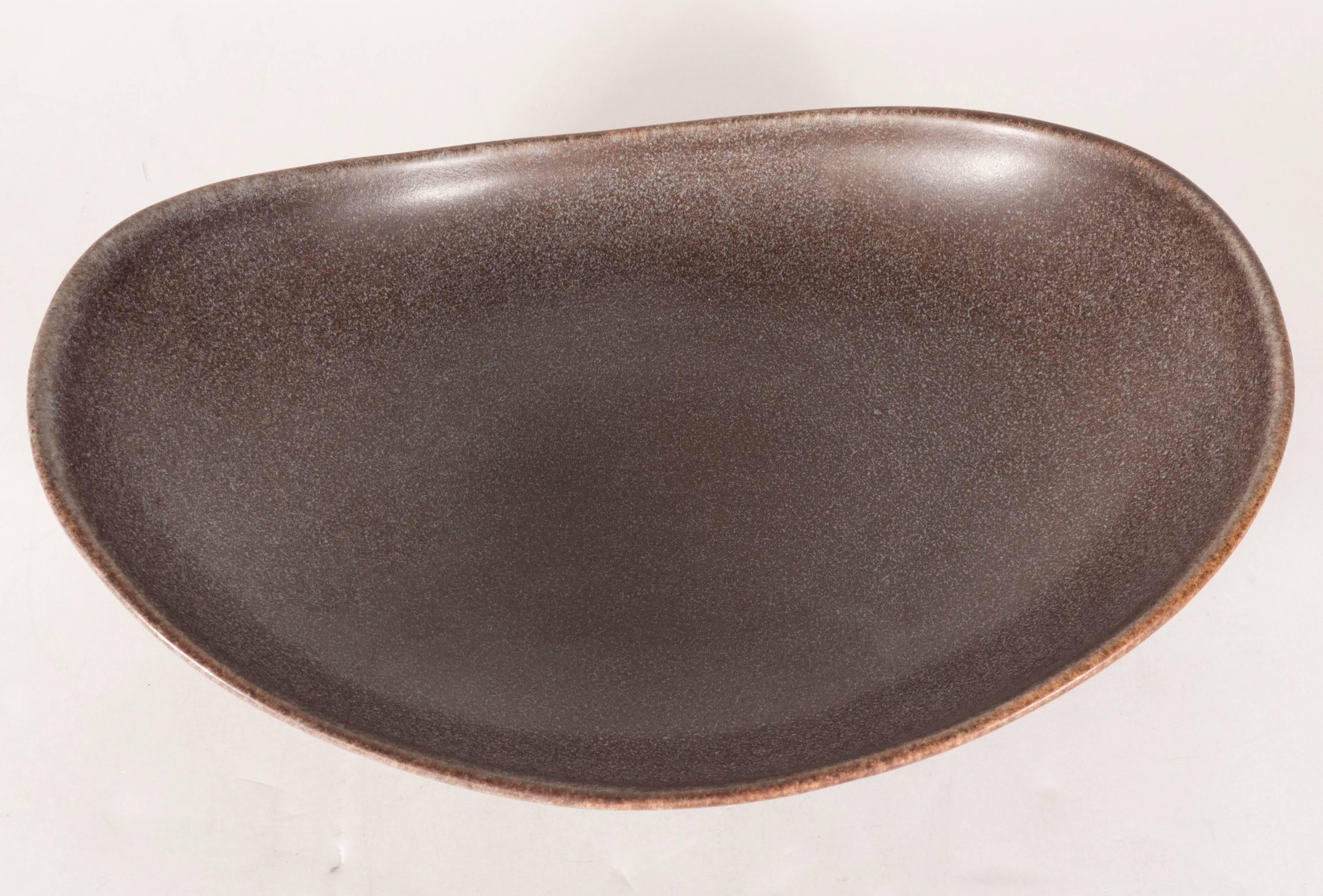 Swedish  Mid-Century Modernist Ovoid Bowl by Carl-Harry Stålhane for Rörstrand