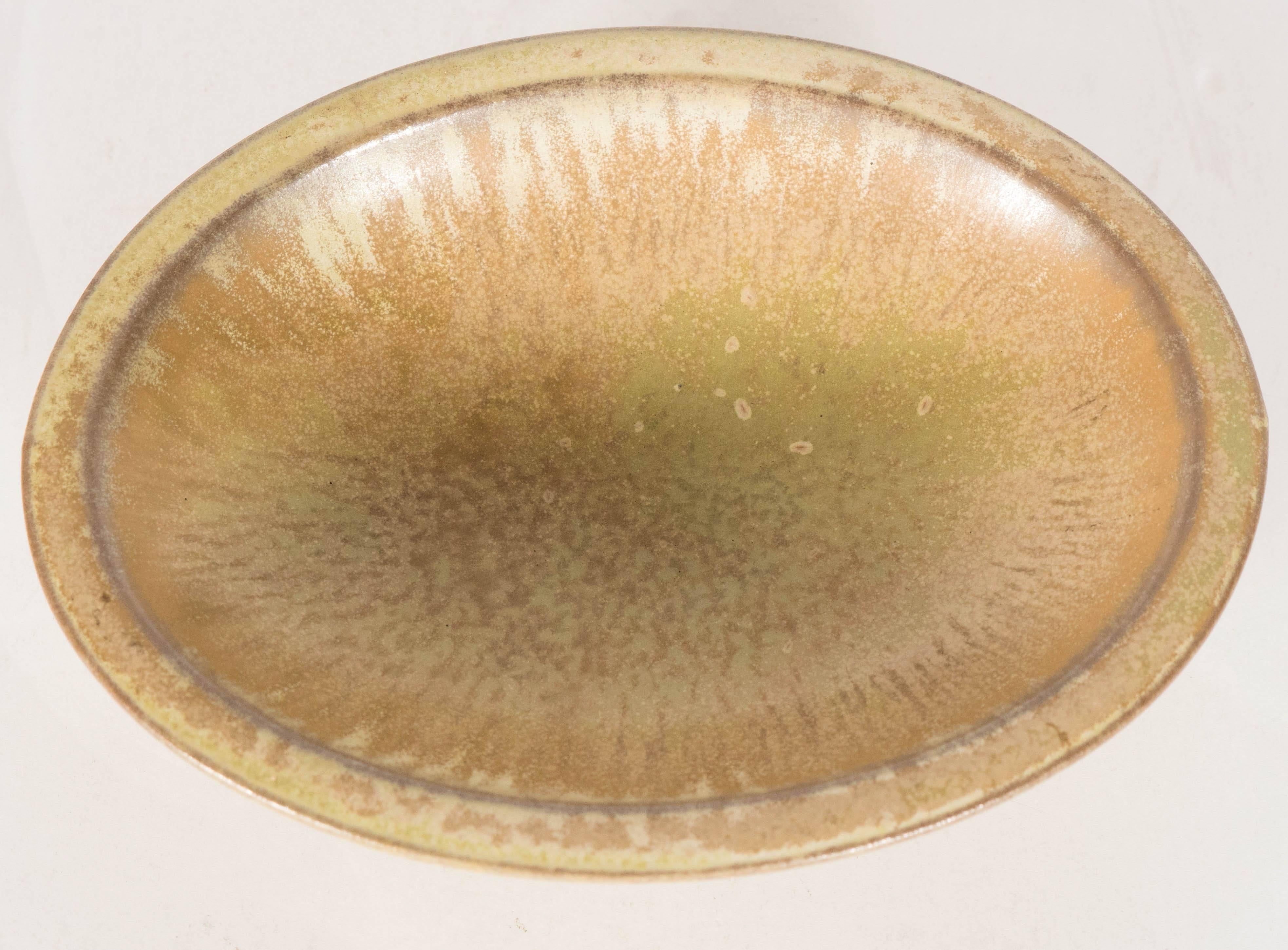Mid-Century Modern Handsome Ceramic Bowl by Gunnar Nylund for Rörstrand