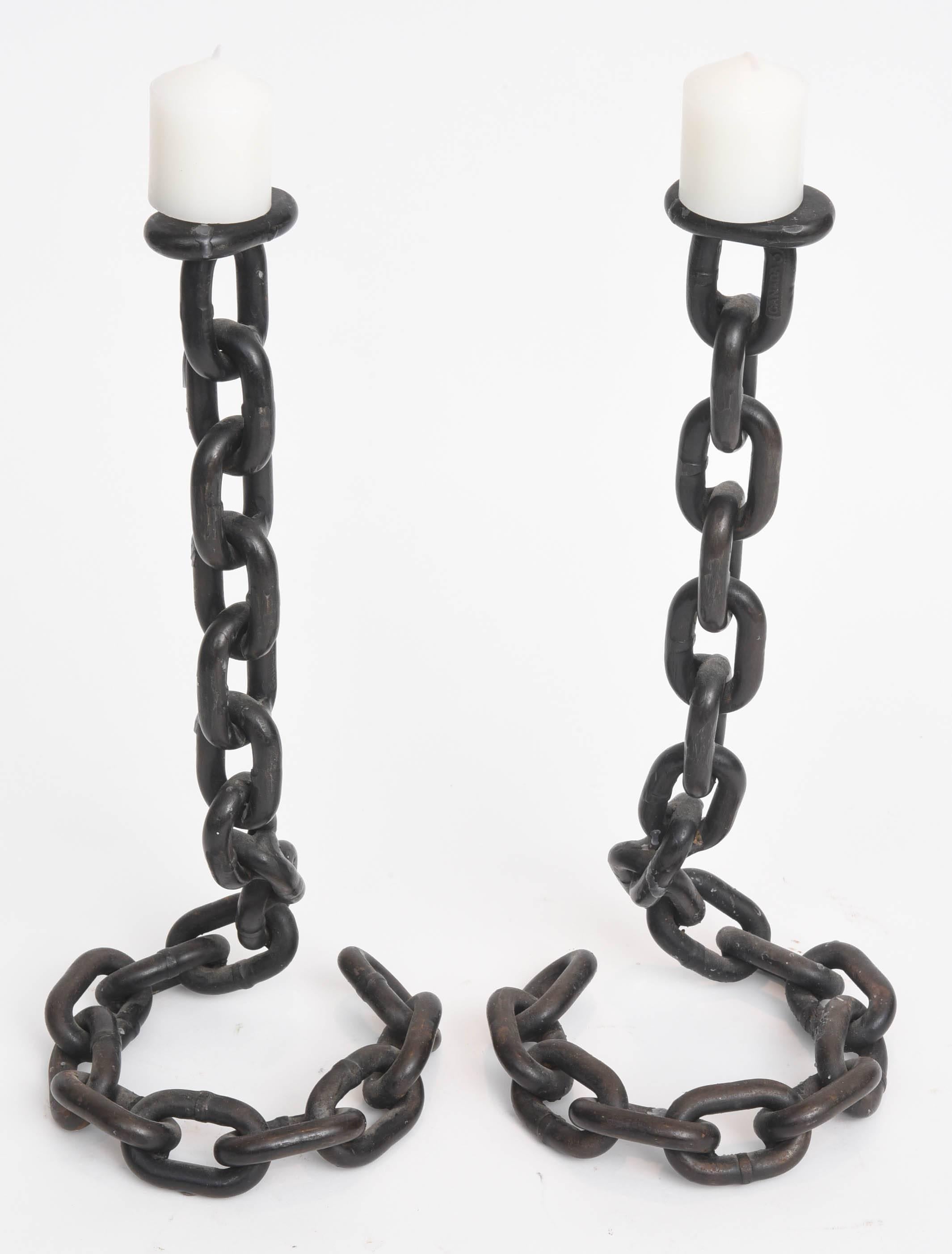 chain candle holder