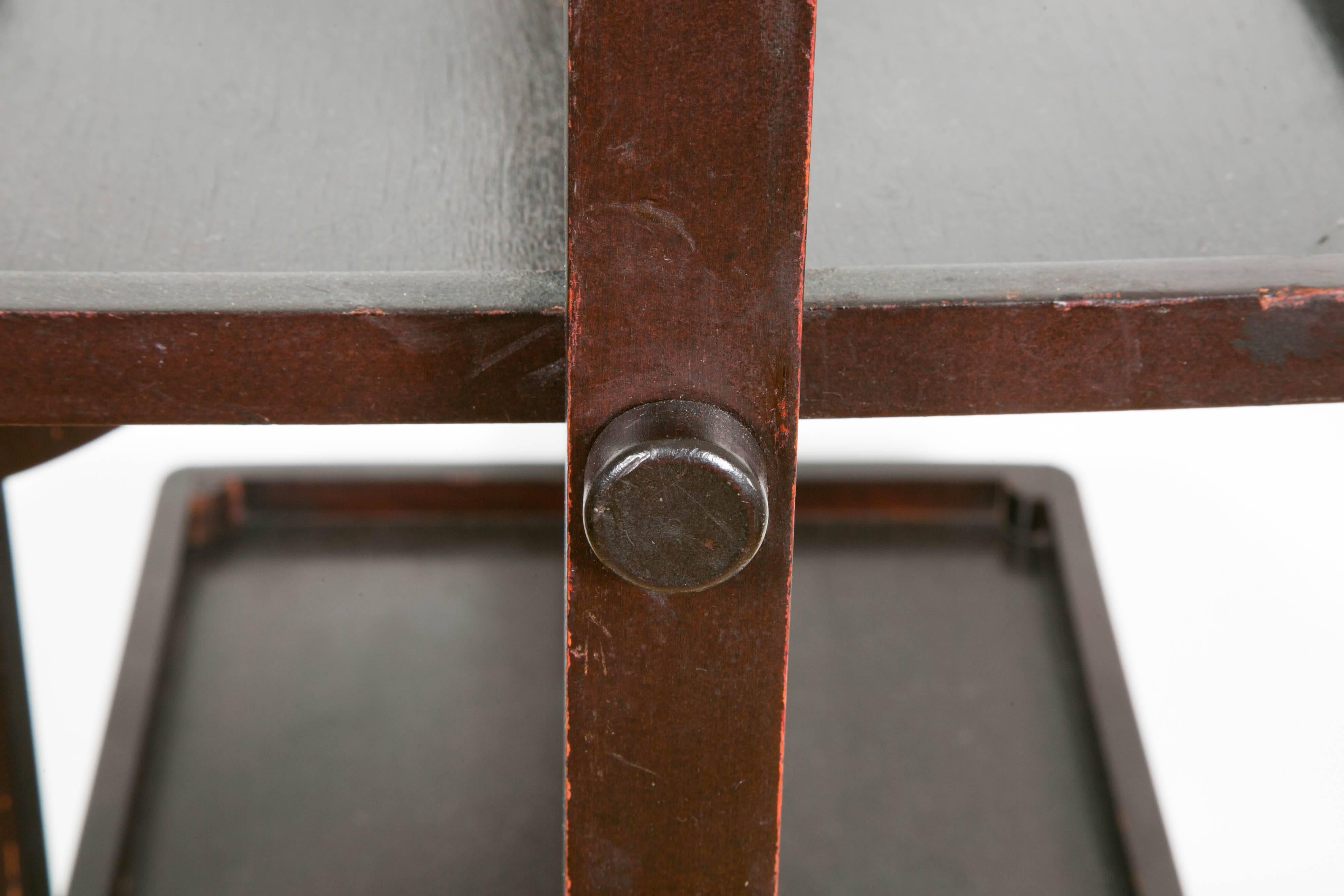 Wood André GROULT (1884-1966), folding service table For Sale