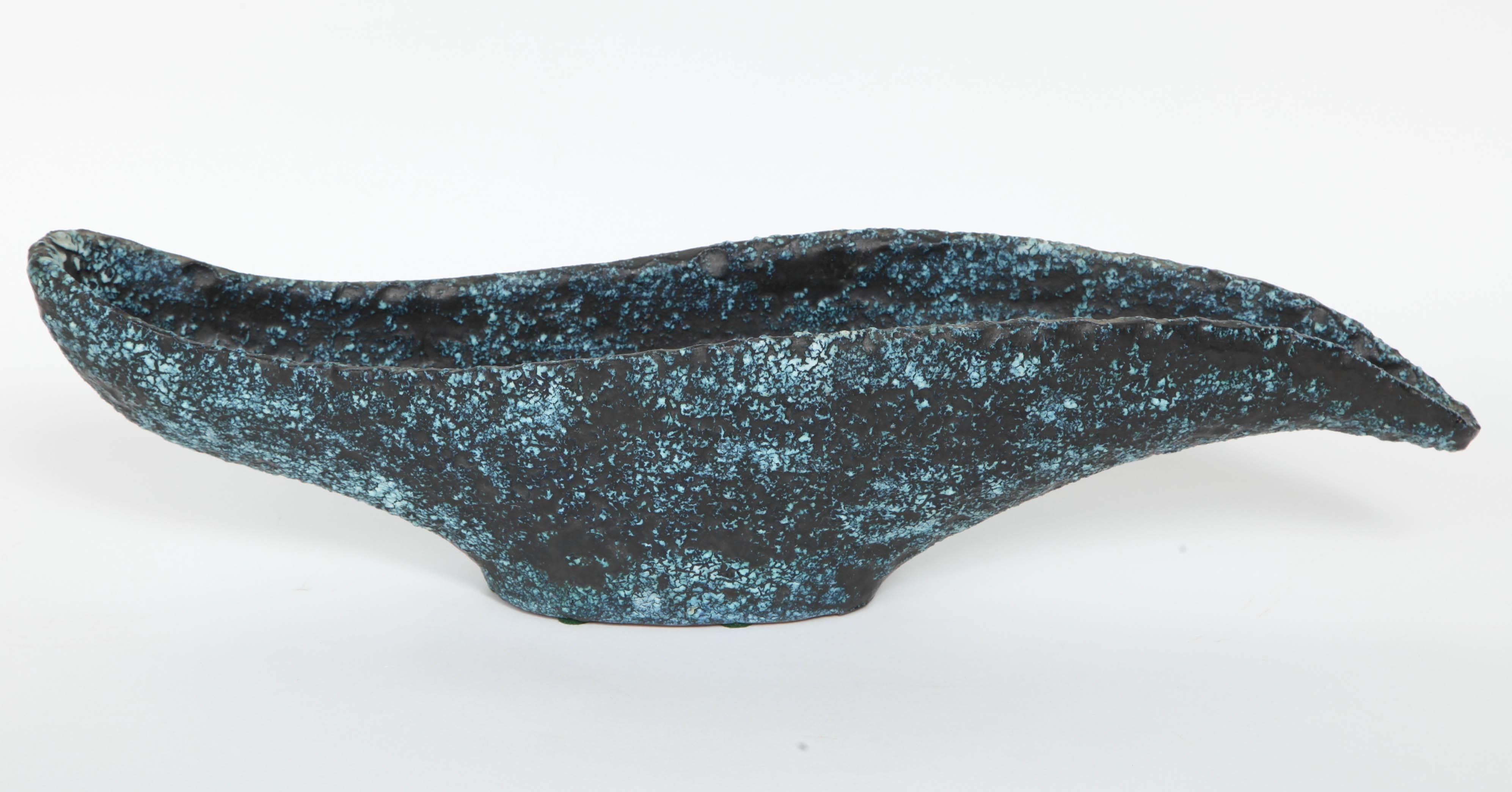 Glazed Biomorphic Art Pottery Vessel by Carstens Tönnieshof